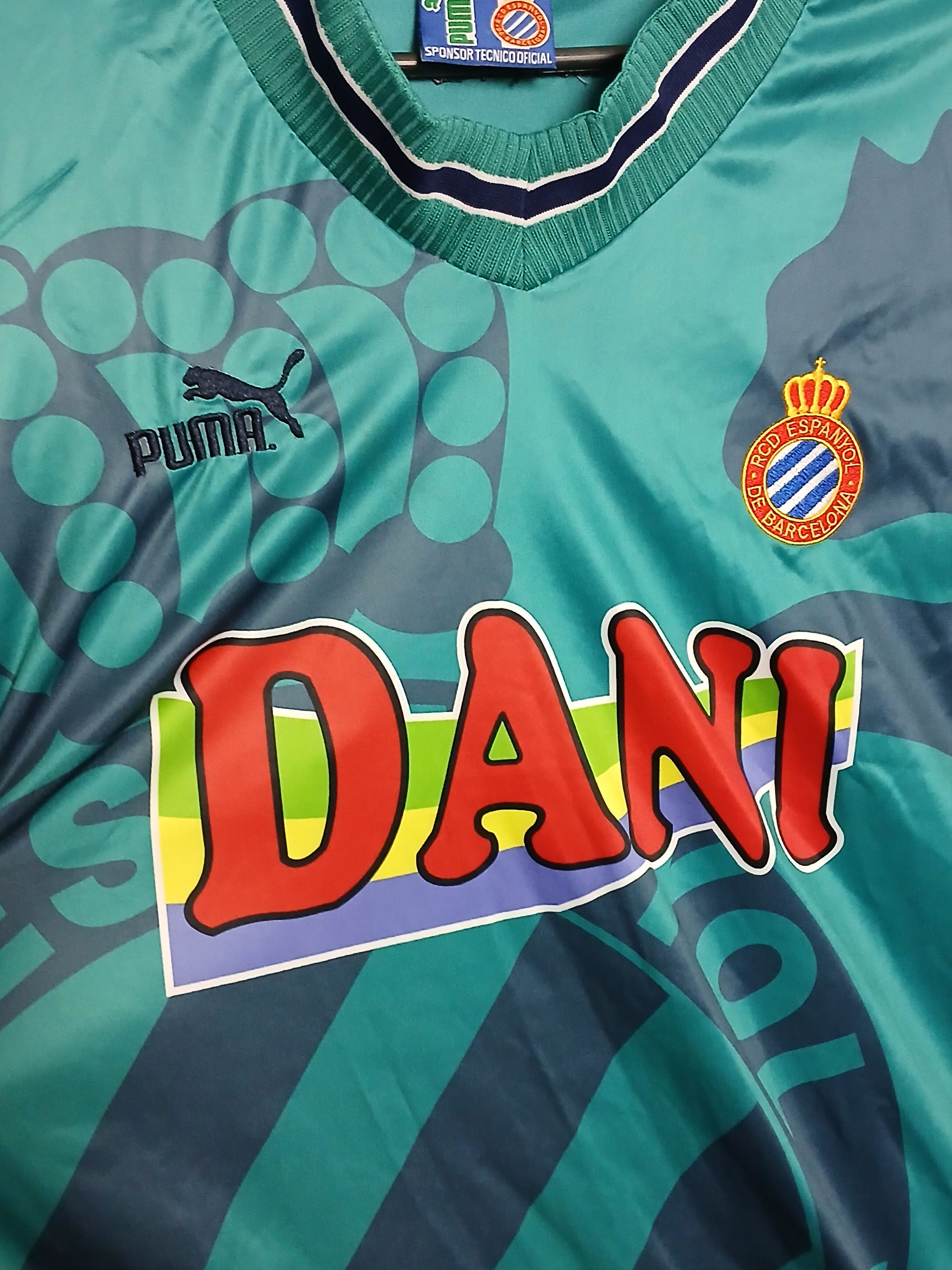 Other Espanyol 96/97 Away Football Jersey T-Shirt Size US M / EU 48-50 / 2 - 3 Thumbnail