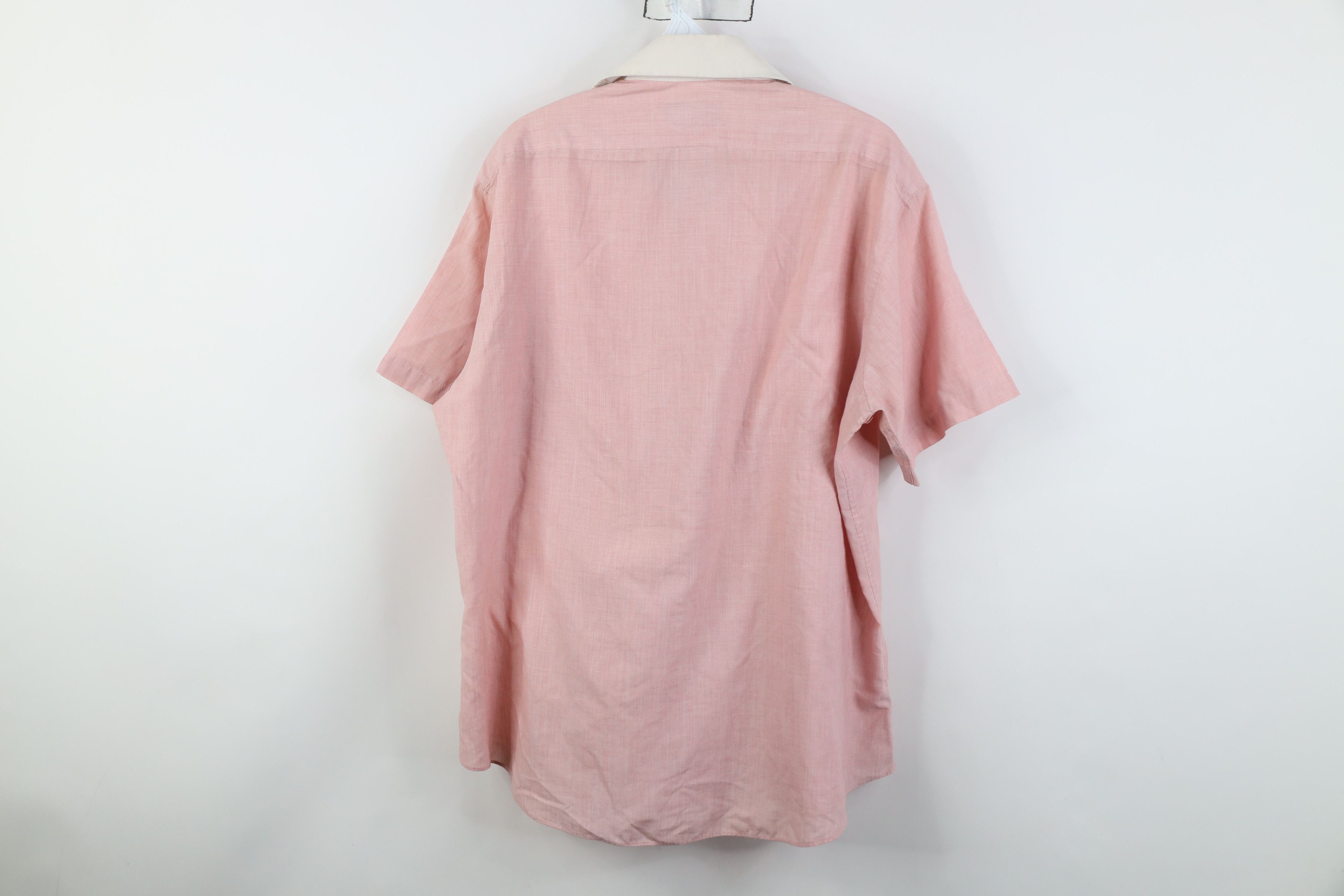 Vintage Vintage 70s Streetwear Chambray Short Sleeve Button Shirt Size US M / EU 48-50 / 2 - 11 Thumbnail