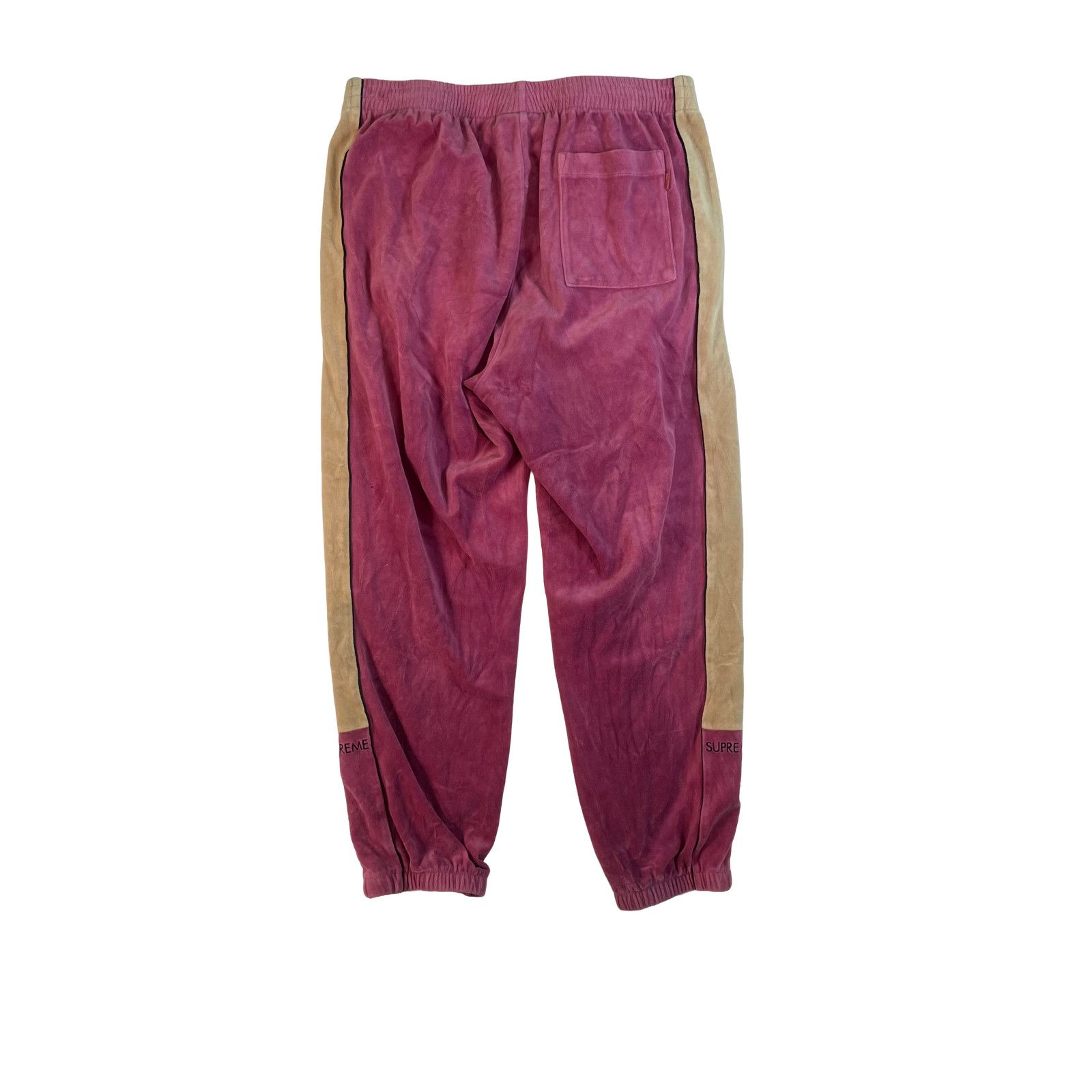 Supreme Supreme Velor Pink Sweatpants Size US 32 / EU 48 - 2 Thumbnail