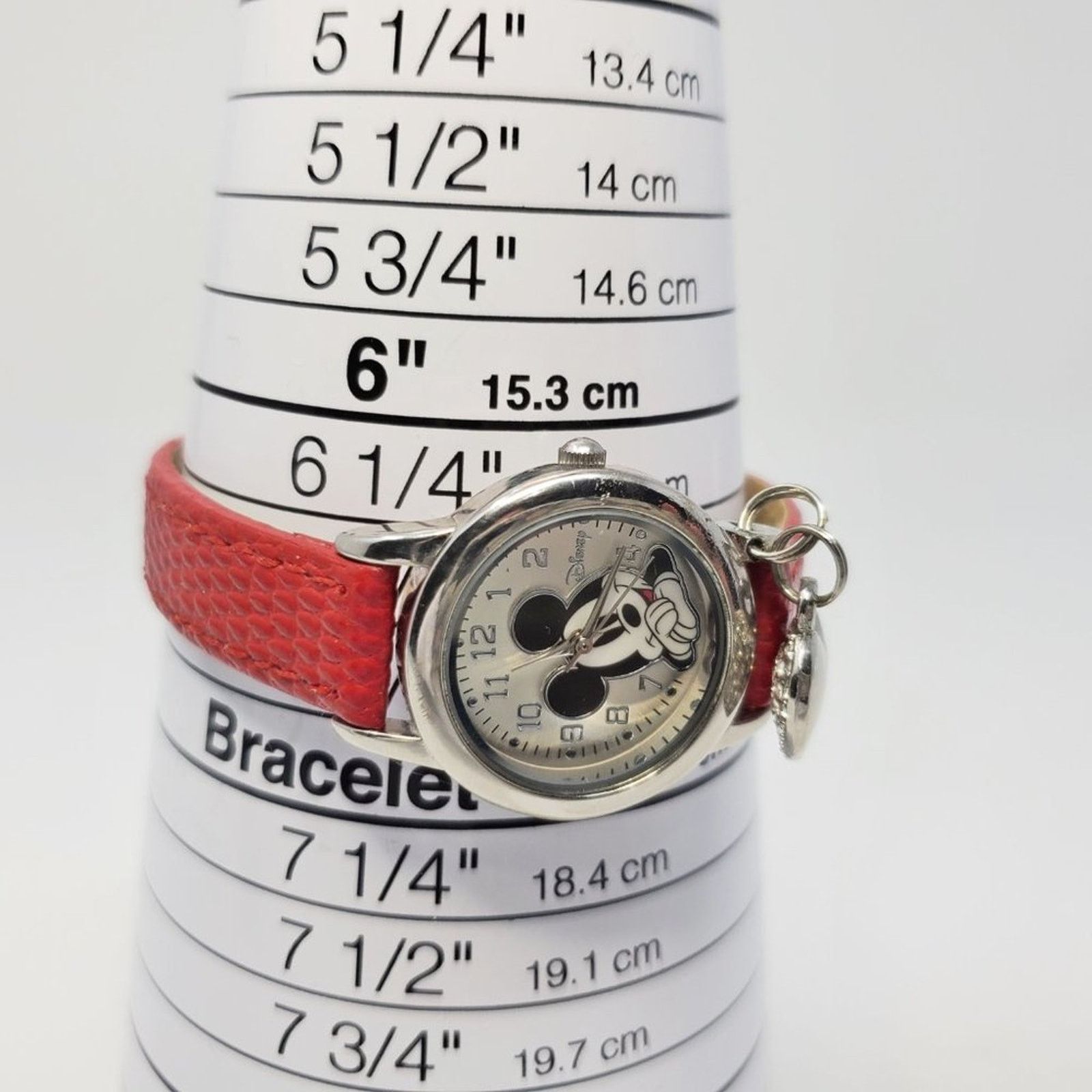 Disney Disney Mickey Mouse Charm Watch Sparkling Rhinestones Size ONE SIZE - 14 Thumbnail