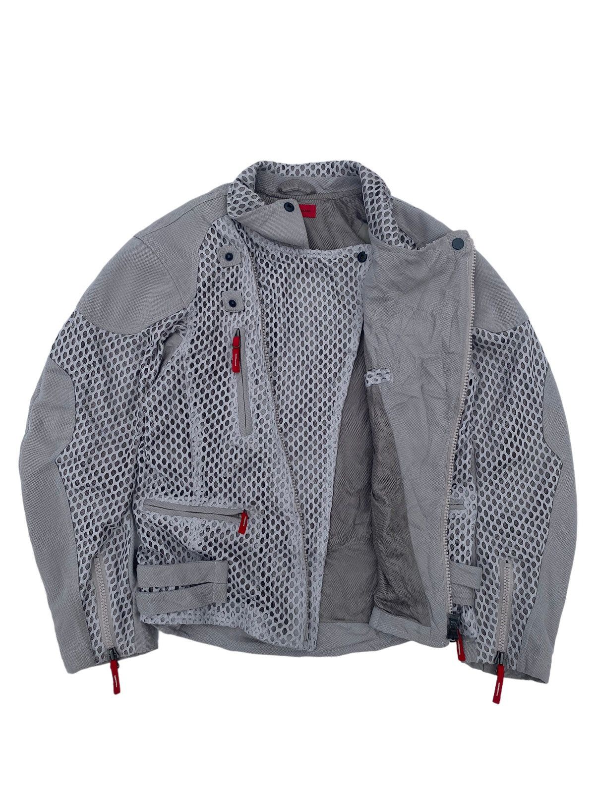 Japanese Brand Shiniciro Arakawa - Mesh Biker Jacket Size US M / EU 48-50 / 2 - 3 Thumbnail