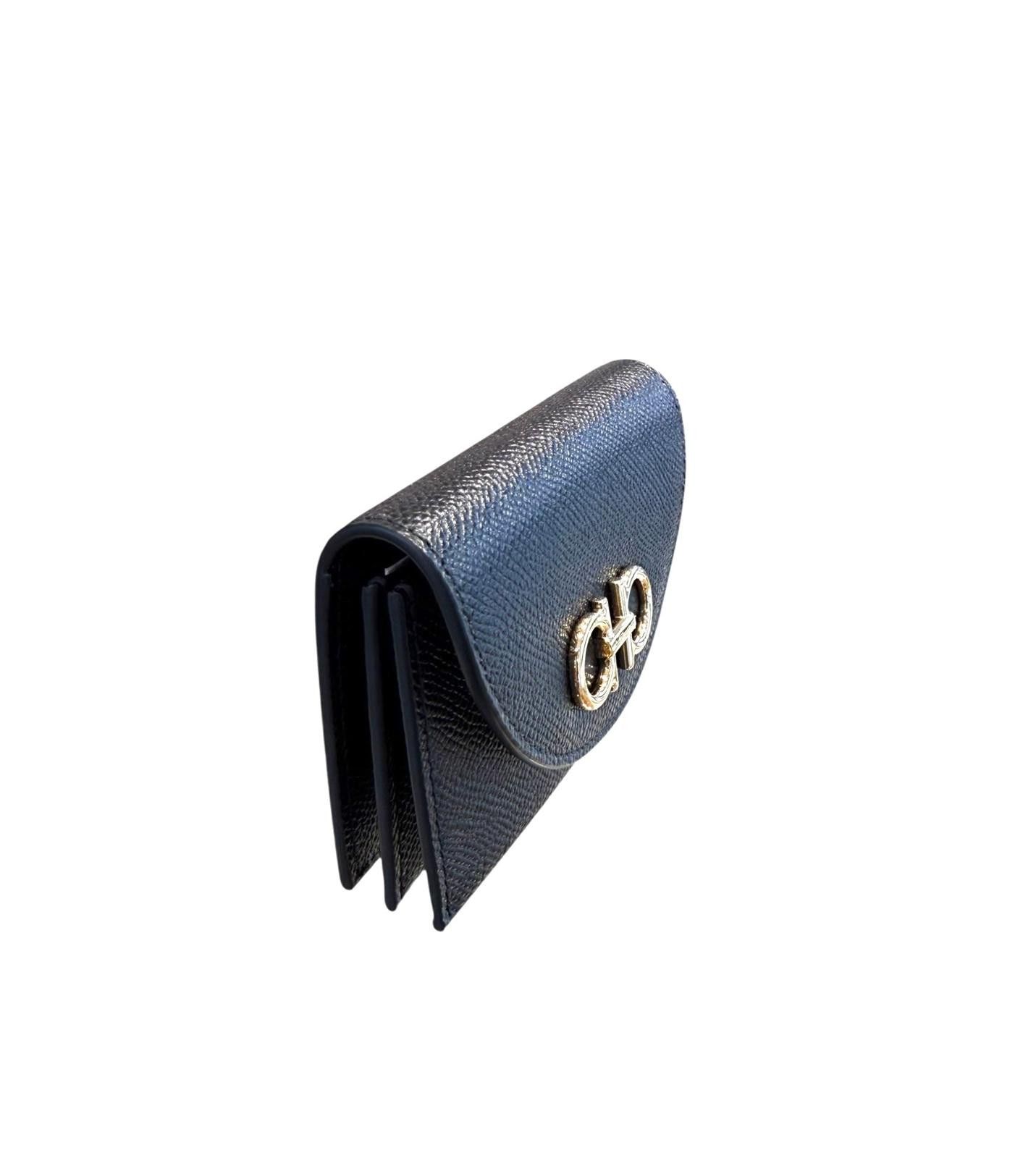 Salvatore Ferragamo Ferraragamo Leather Card Wallet Size ONE SIZE - 3 Thumbnail