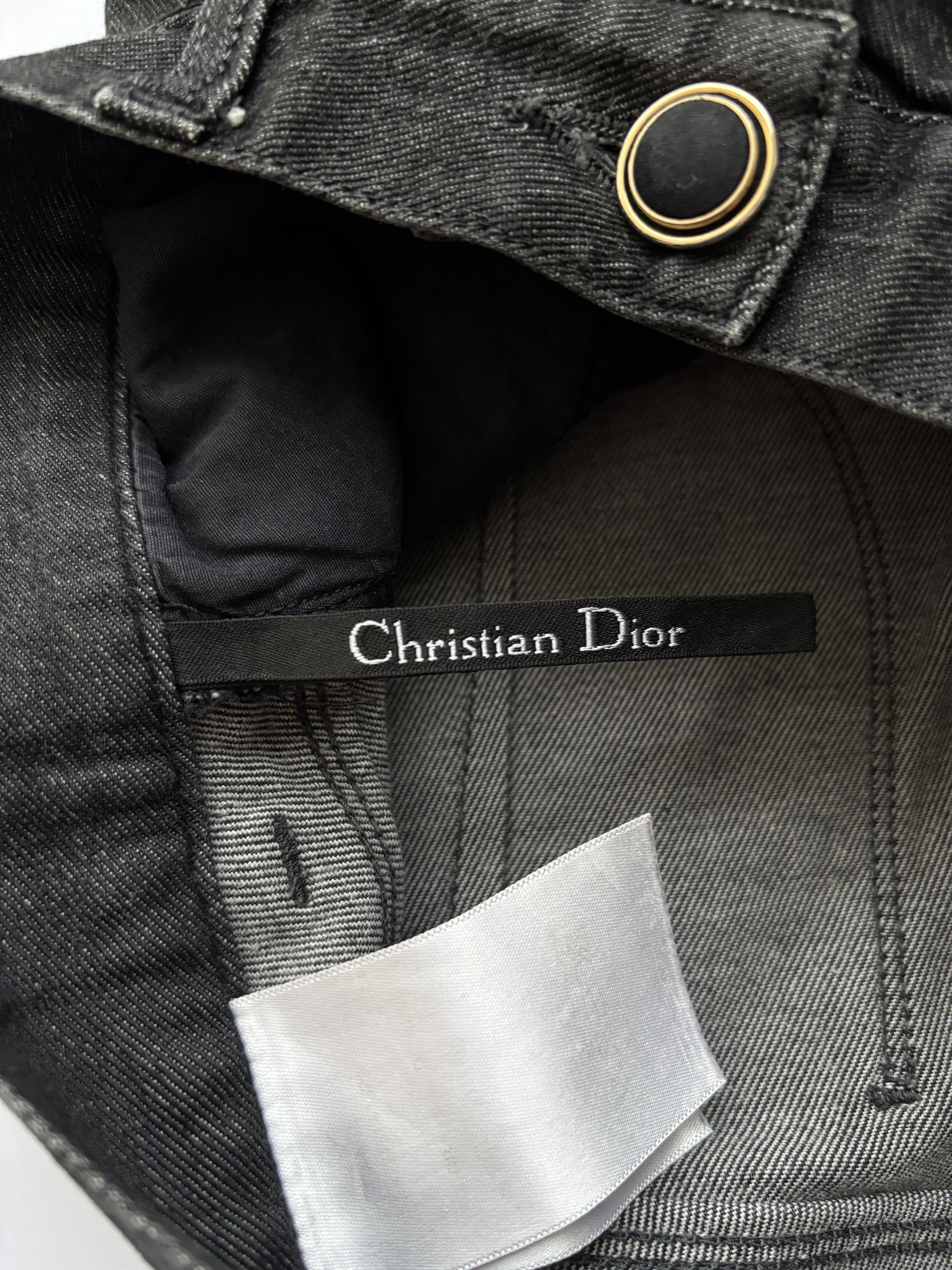 Dior ⚡️QUICK SALE⚡️Dior Black Skinny Denim Jeans Size 28" / US 6 / IT 42 - 3 Thumbnail