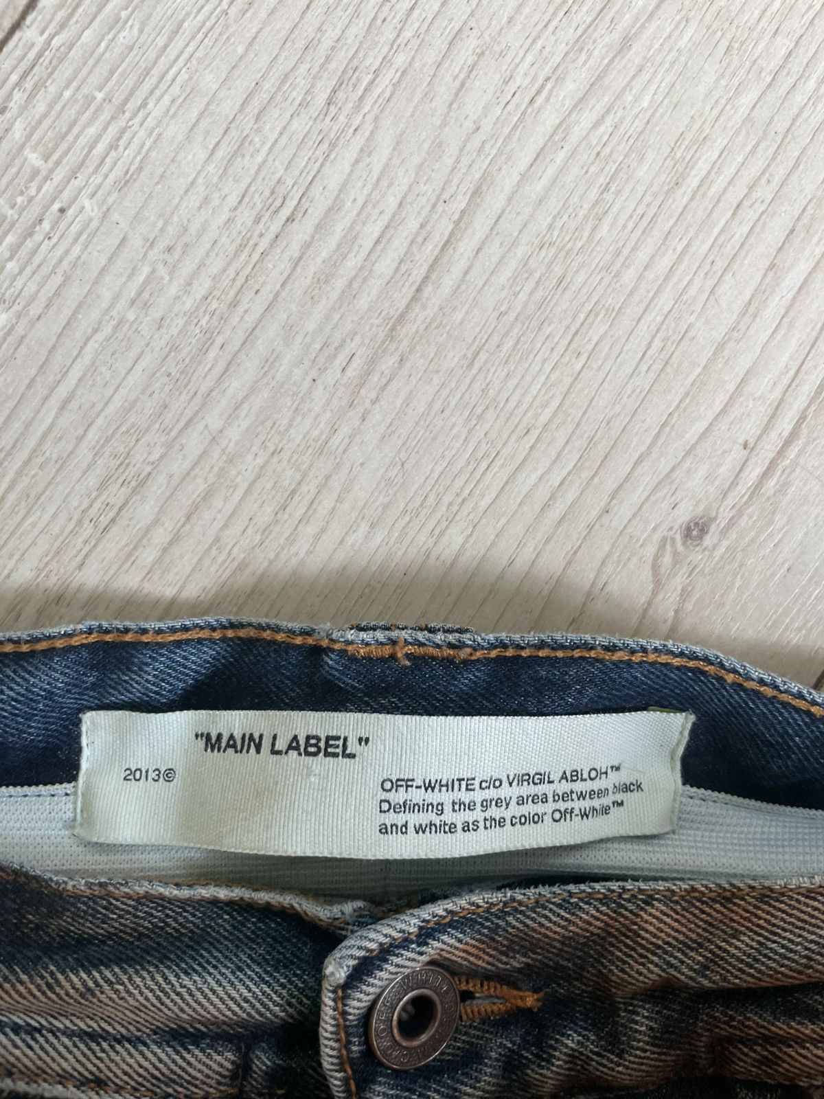 Off-White Off-White Oil-washed denim pants Size US 34 / EU 50 - 10 Thumbnail