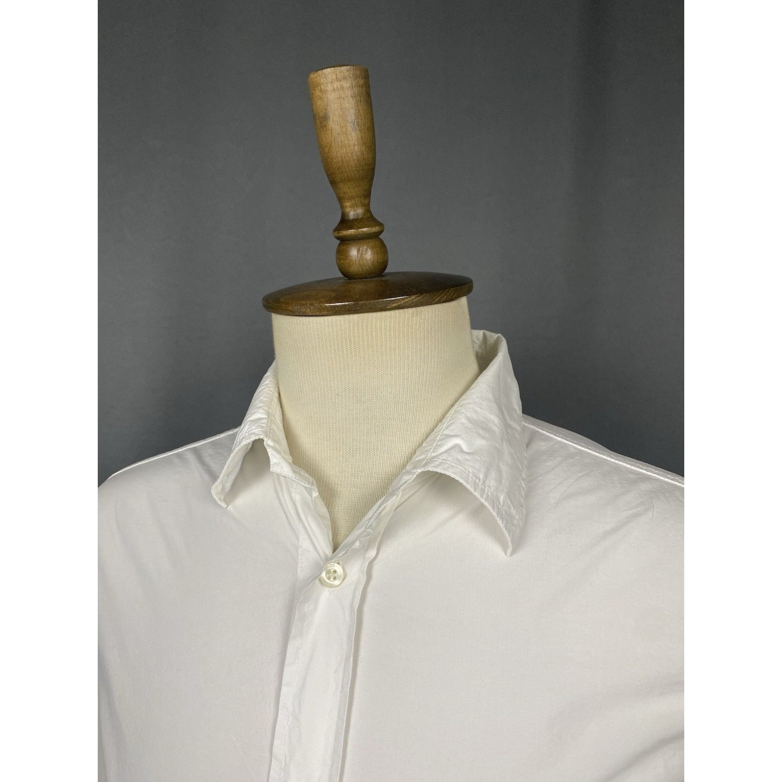 Ermenegildo Zegna Ermenegildo Zegna Men's White Longsleeve Dress Shirt Size L Size US L / EU 52-54 / 3 - 5 Thumbnail