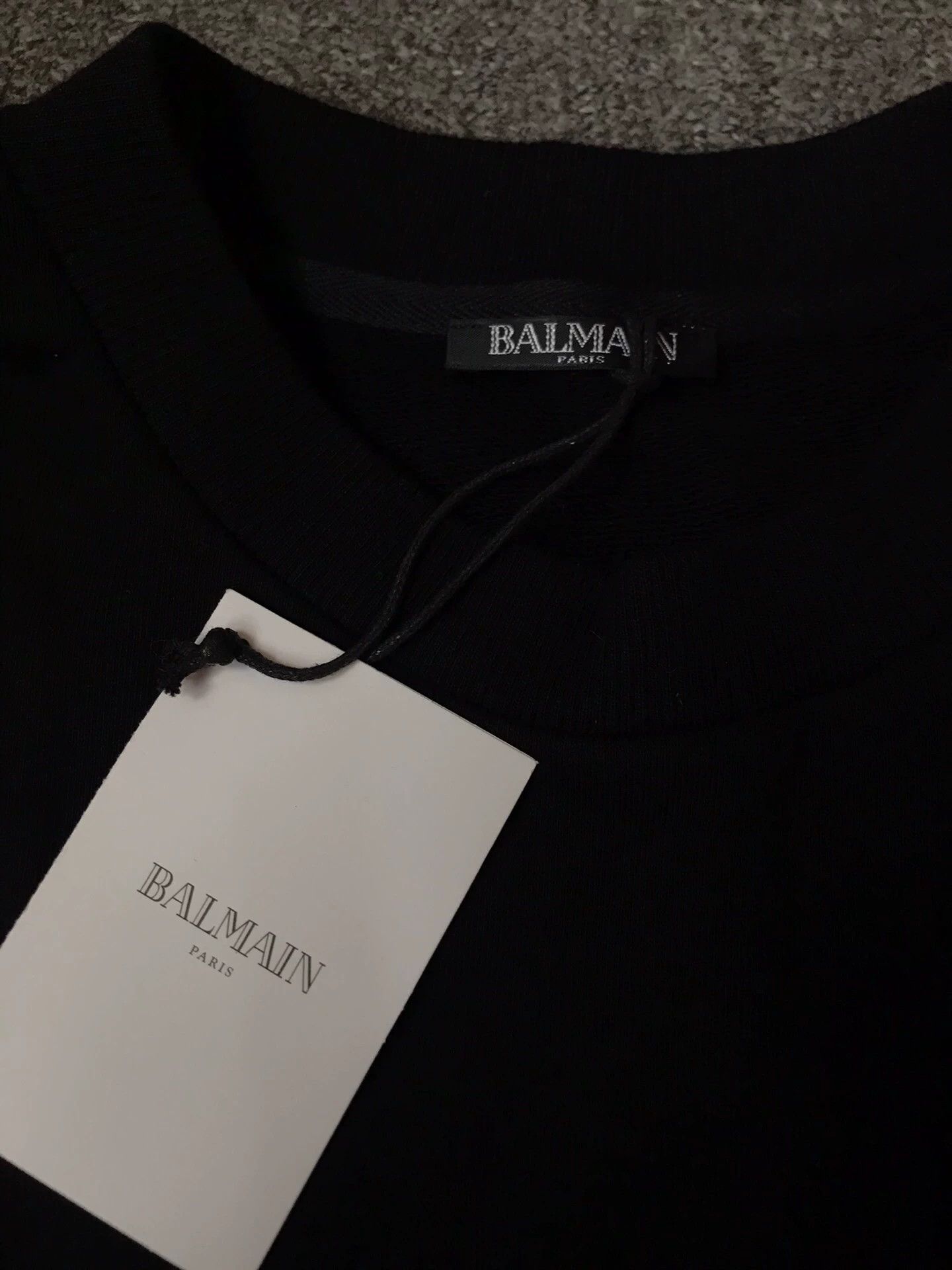Balmain Balmain 4 Zip F/B Black White Stripe XL Sweatshirt Size US XL / EU 56 / 4 - 5 Thumbnail