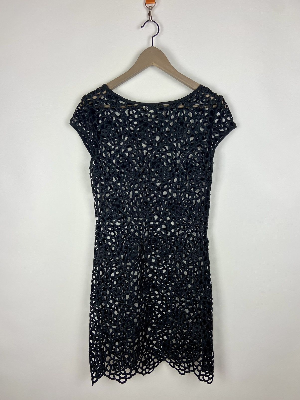 Designer × Moschino × Vintage Vintage Moschino Jeans Transparent Lace Dress Sz US-4/I-38 Size S / US 4 / IT 40 - 9 Thumbnail