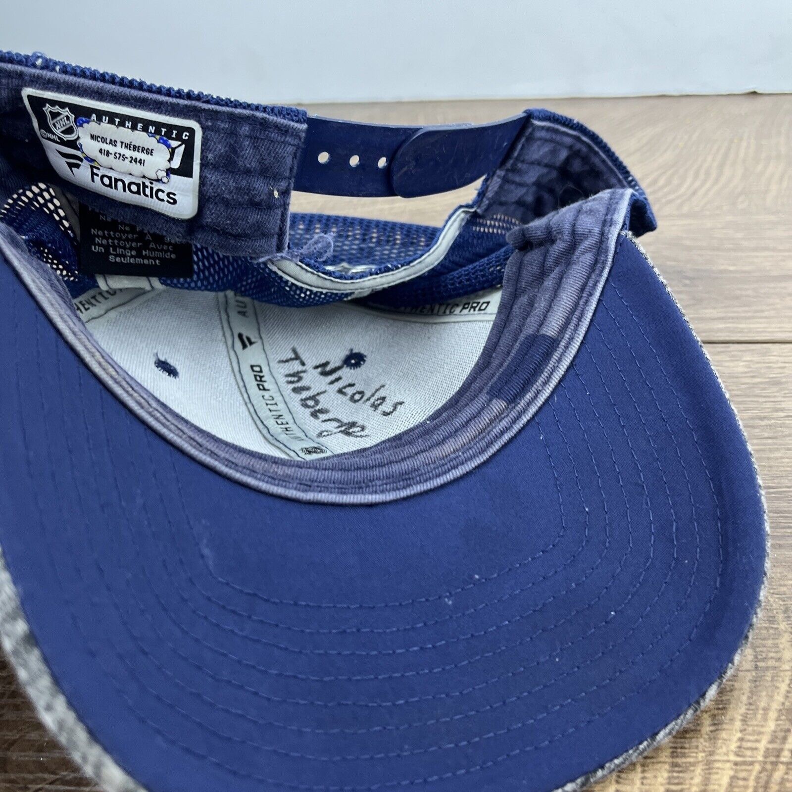 Other Washington Capitals NHL Hat Fanatics Blue Hat Adjustable Blu Size ONE SIZE - 14 Thumbnail