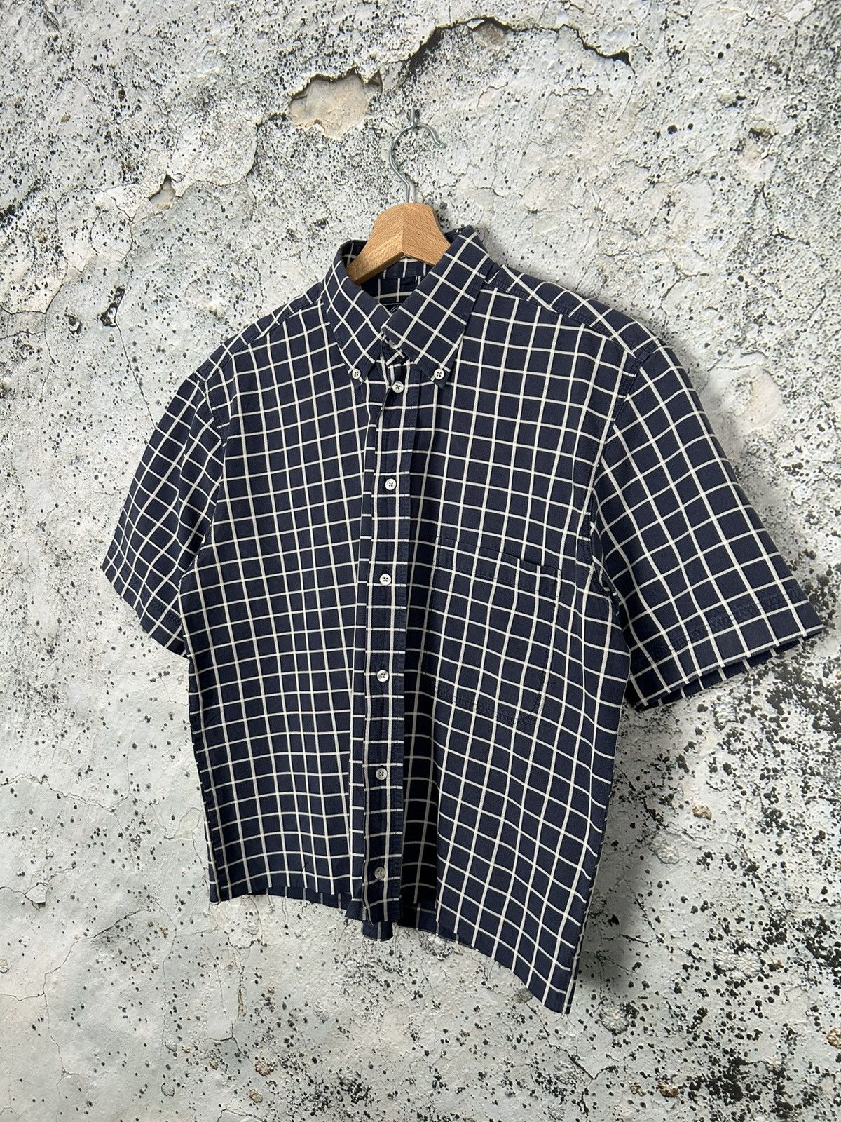 Vintage Vintage Cropped Shirt Boxy Baggy Avant Garde Rap Skate Size US M / EU 48-50 / 2 - 2 Thumbnail