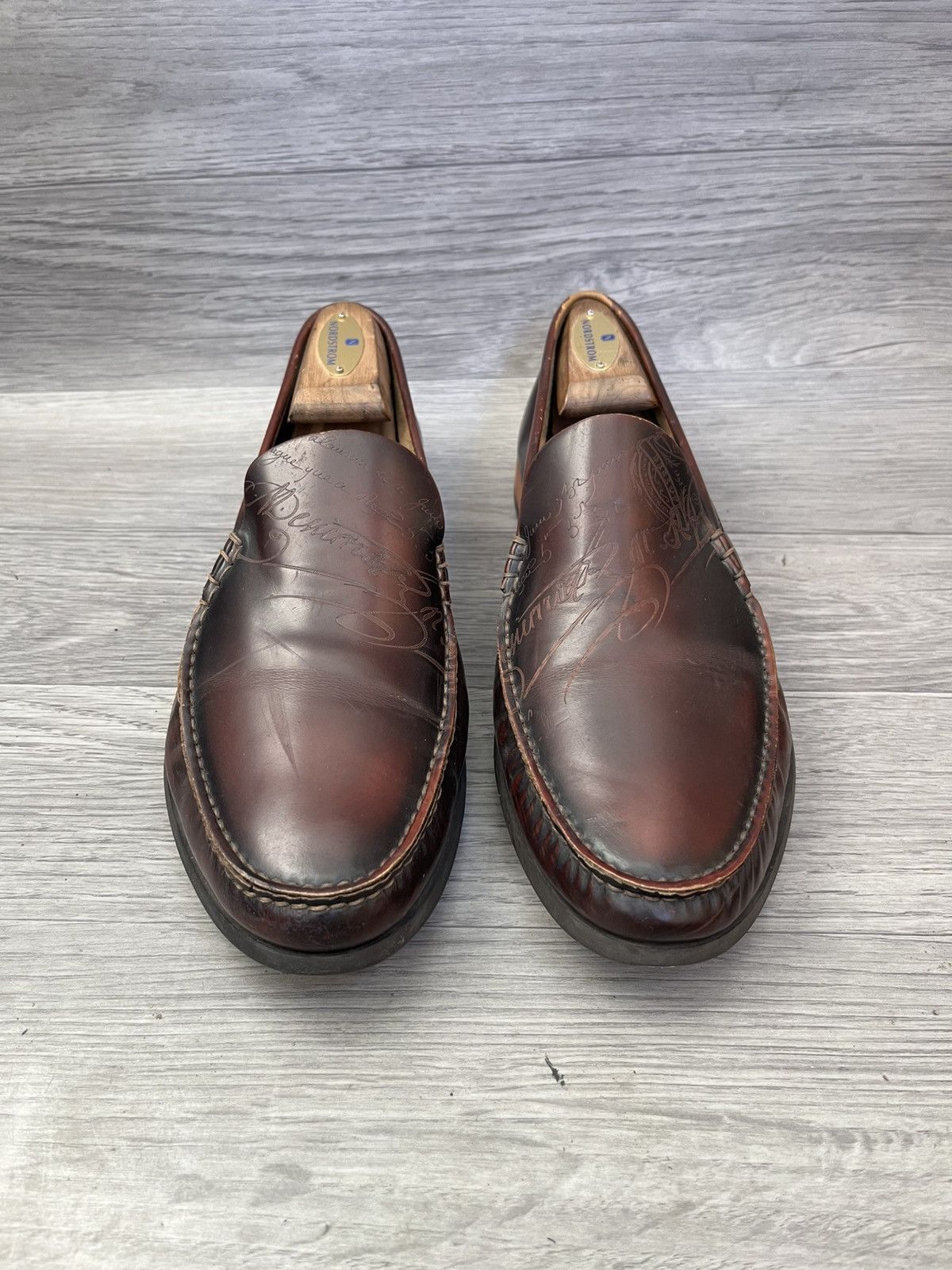 Berluti Berluti scritto penny loafers Size US 7.5 / EU 40-41 - 2 Thumbnail