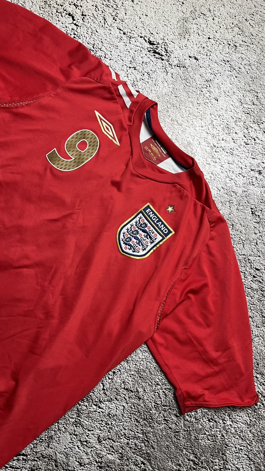 Umbro 2006-2008 England Wayne Rooney umbro vintage jersey y2k Size US L / EU 52-54 / 3 - 3 Thumbnail