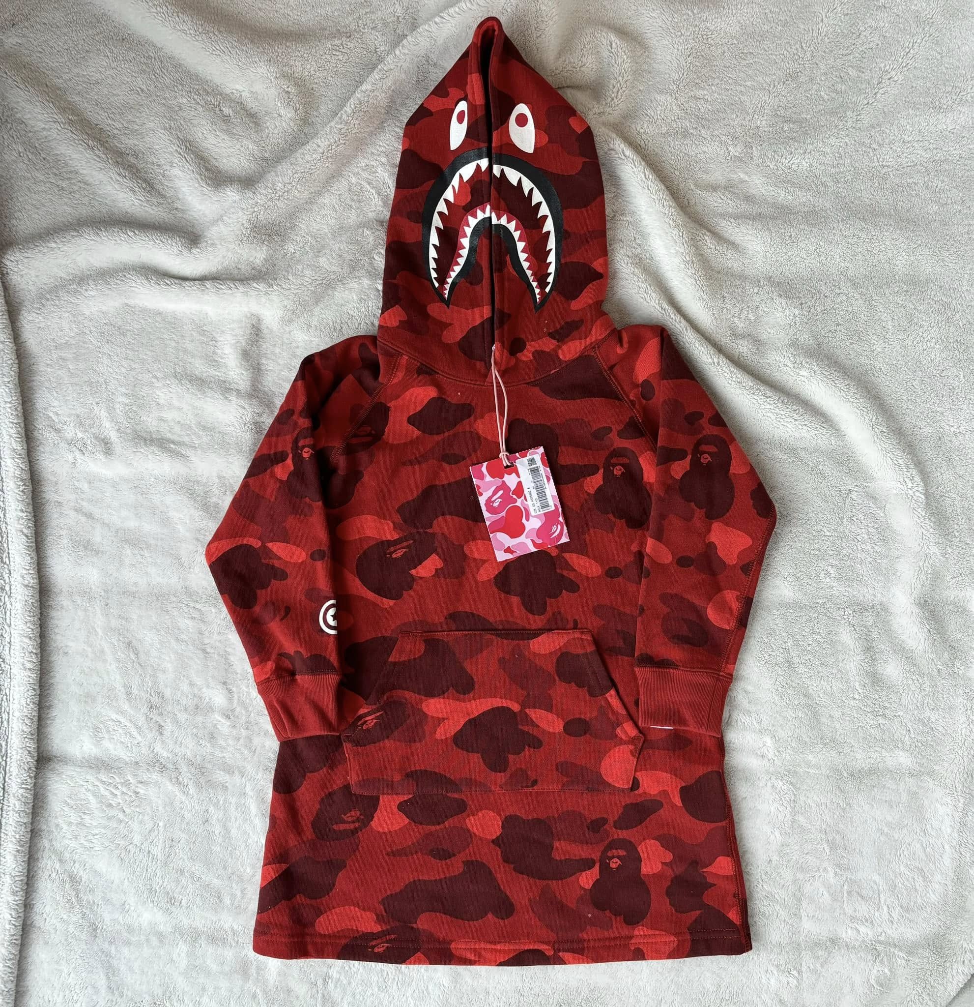 Bape Bape (Size 2-3 Year Old Kid) Shark Camo Hoodies Size US XXS / EU 40 - 1 Thumbnail