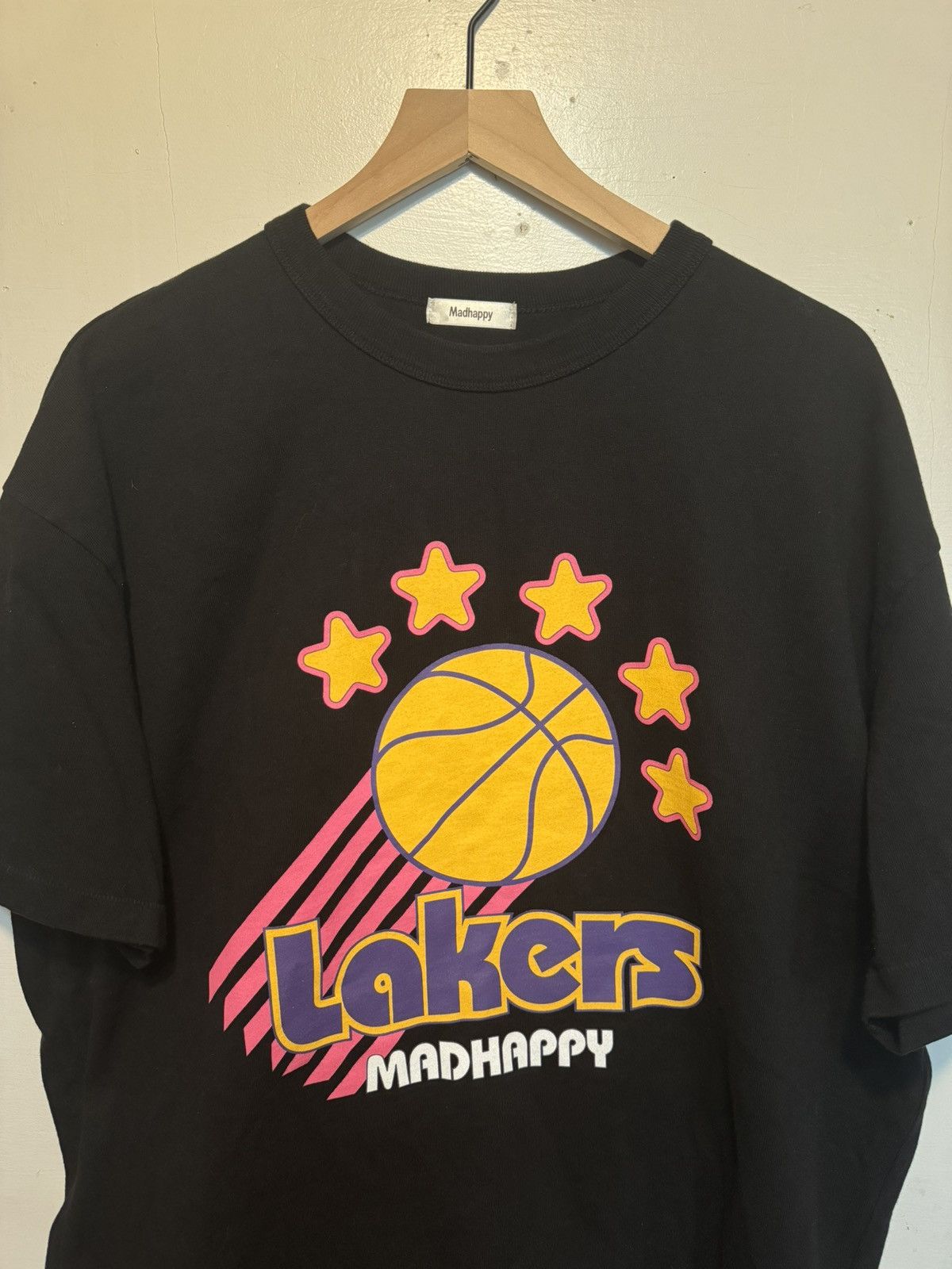 NBA Madhappy SS22 NBA Los Angeles Lakers Showtime Black Hoodie Size US XL / EU 56 / 4 - 2 Thumbnail