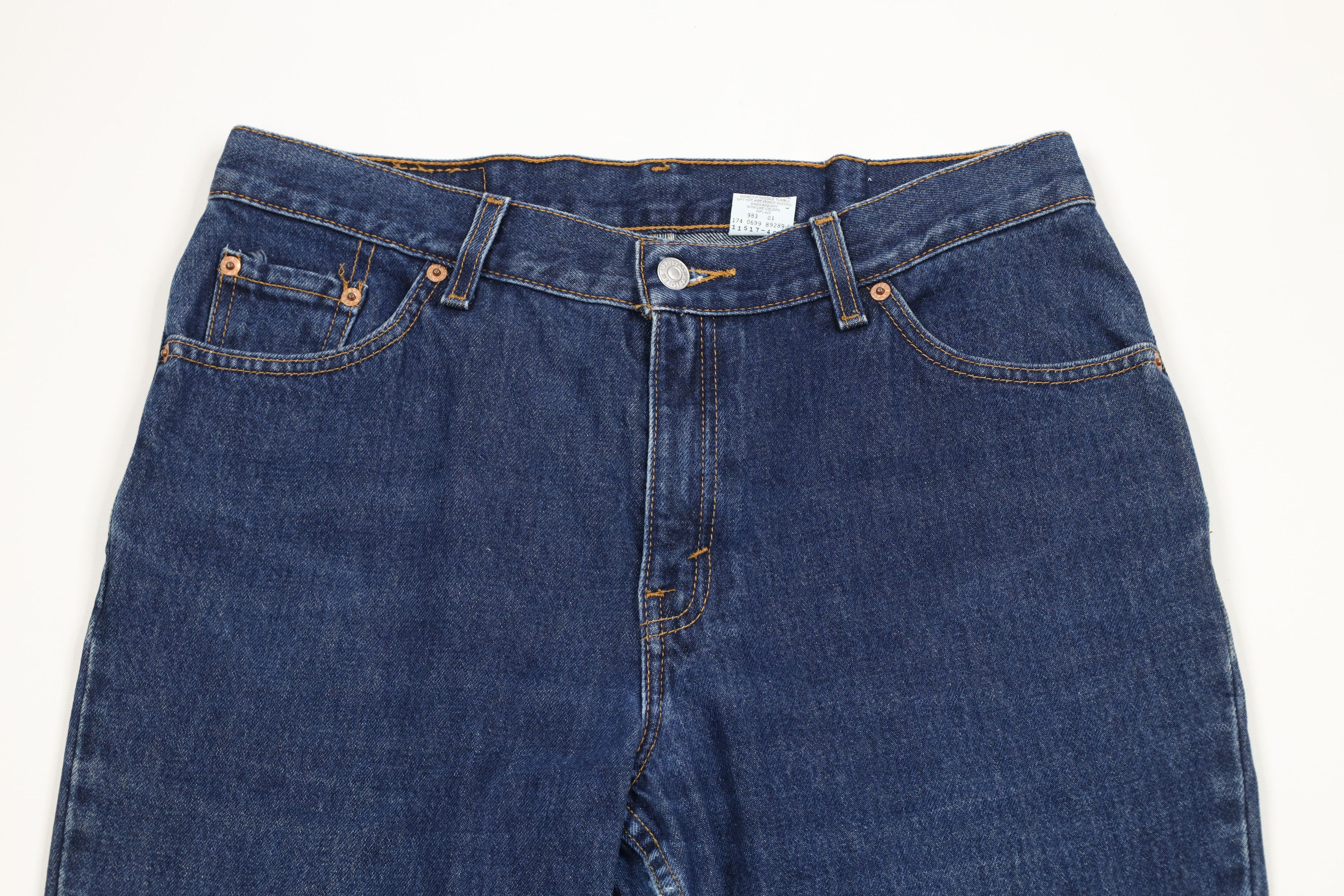 Levi's × Vintage Vintage 90s Levis 517 Flared Bootcut Denim Jeans Blue Size US 32 / EU 48 - 2 Thumbnail