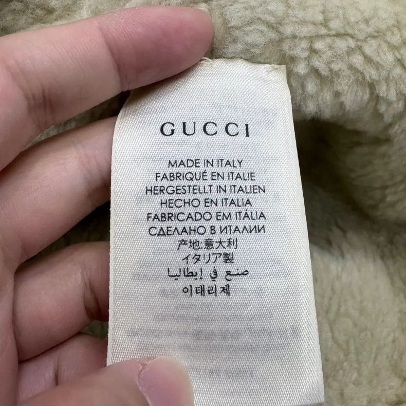 Gucci Gucci Size M Teddy cashmere fisherman's hat 2505-Nextarrow Size ONE SIZE - 4 Thumbnail