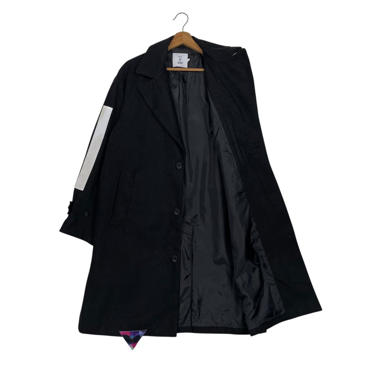 Japanese Brand KMK Japan Brand Black Overcoat Size US M / EU 48-50 / 2 - 10 Thumbnail