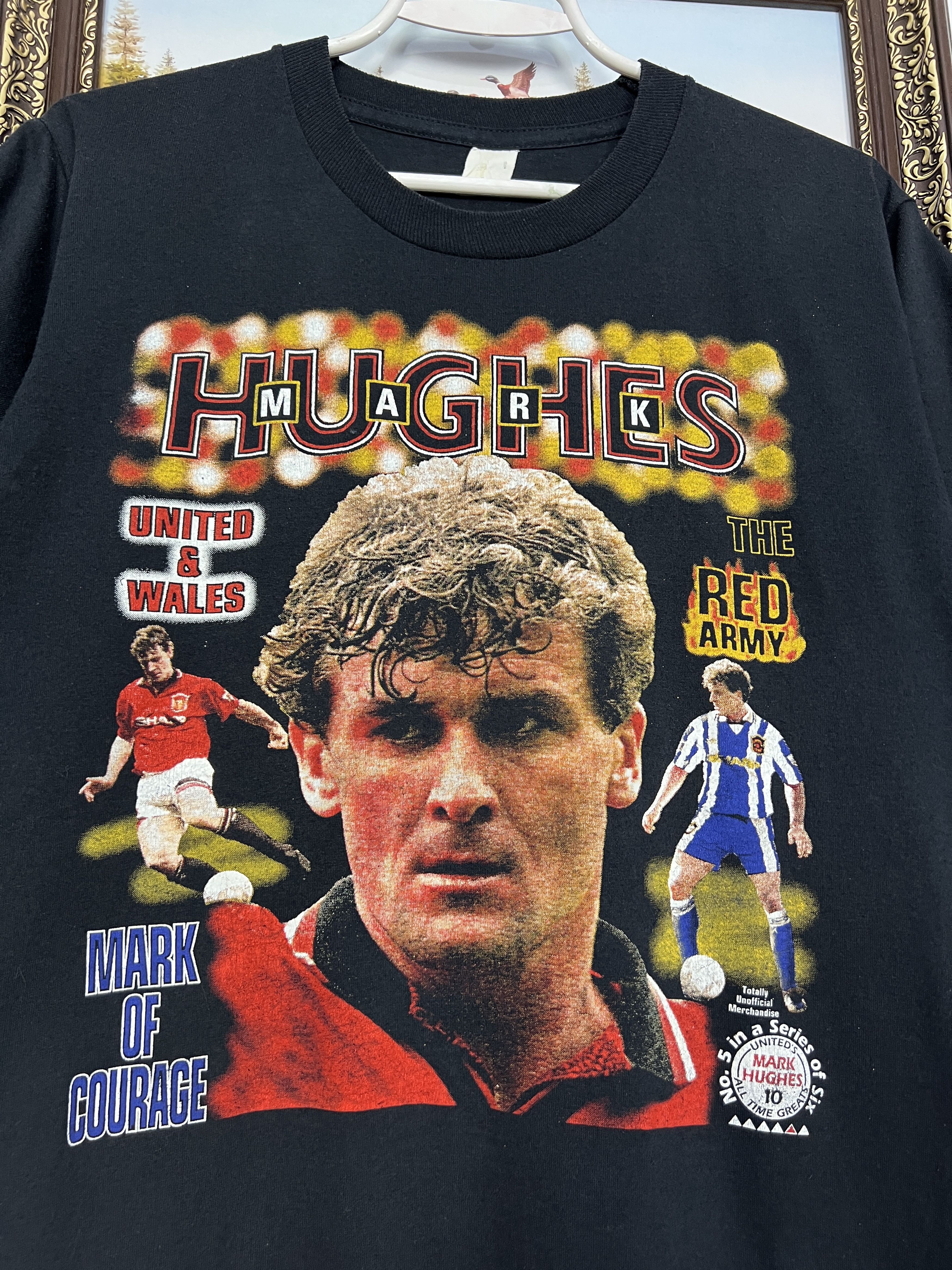 Vintage Vintage Mark Hughes Manchester United Shirt Soccer Jersey Size US M / EU 48-50 / 2 - 3 Thumbnail