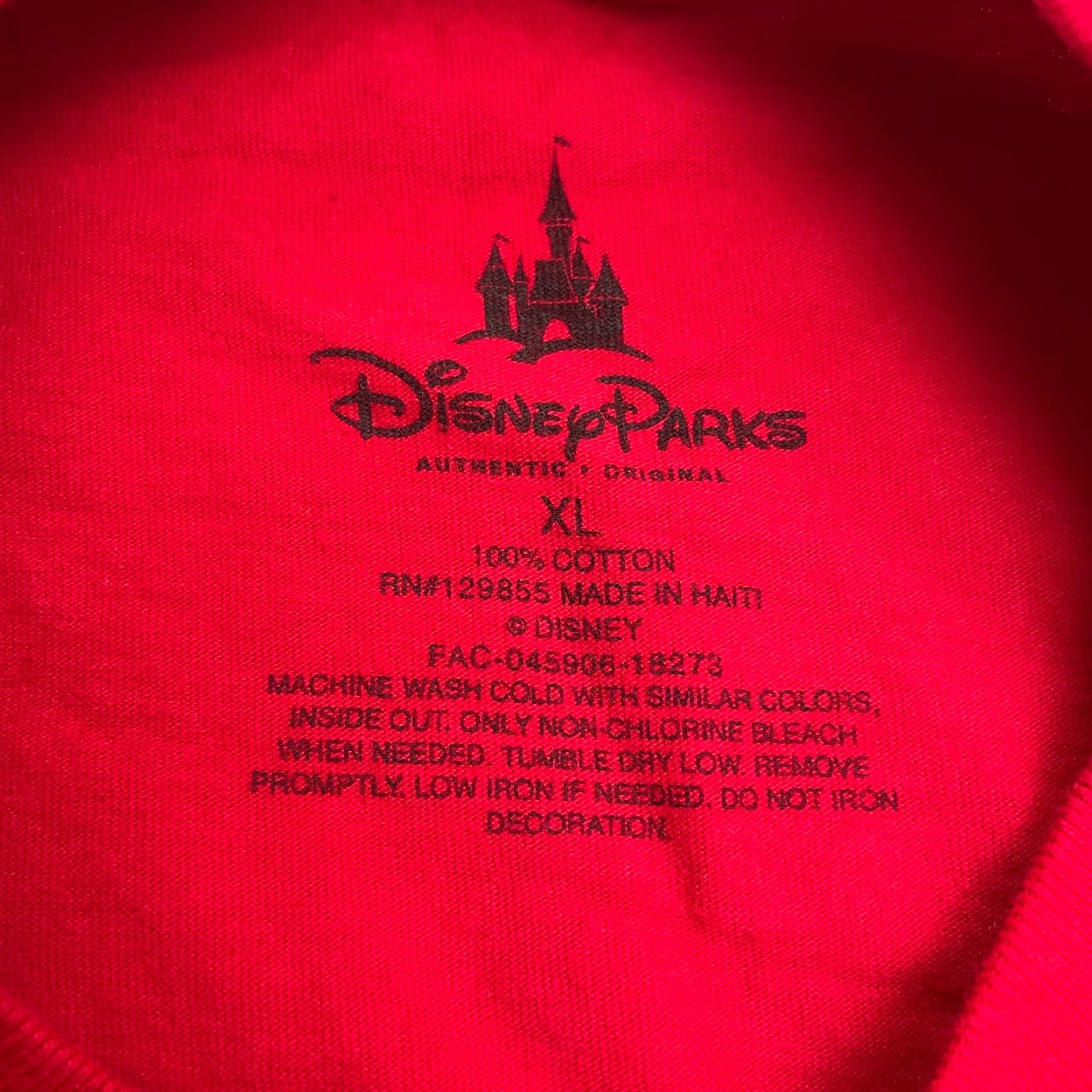 Disney Disney Gaston T-Shirt Mens XL Red Cotton Graphic Crew Tee Size US XL / EU 56 / 4 - 4 Thumbnail