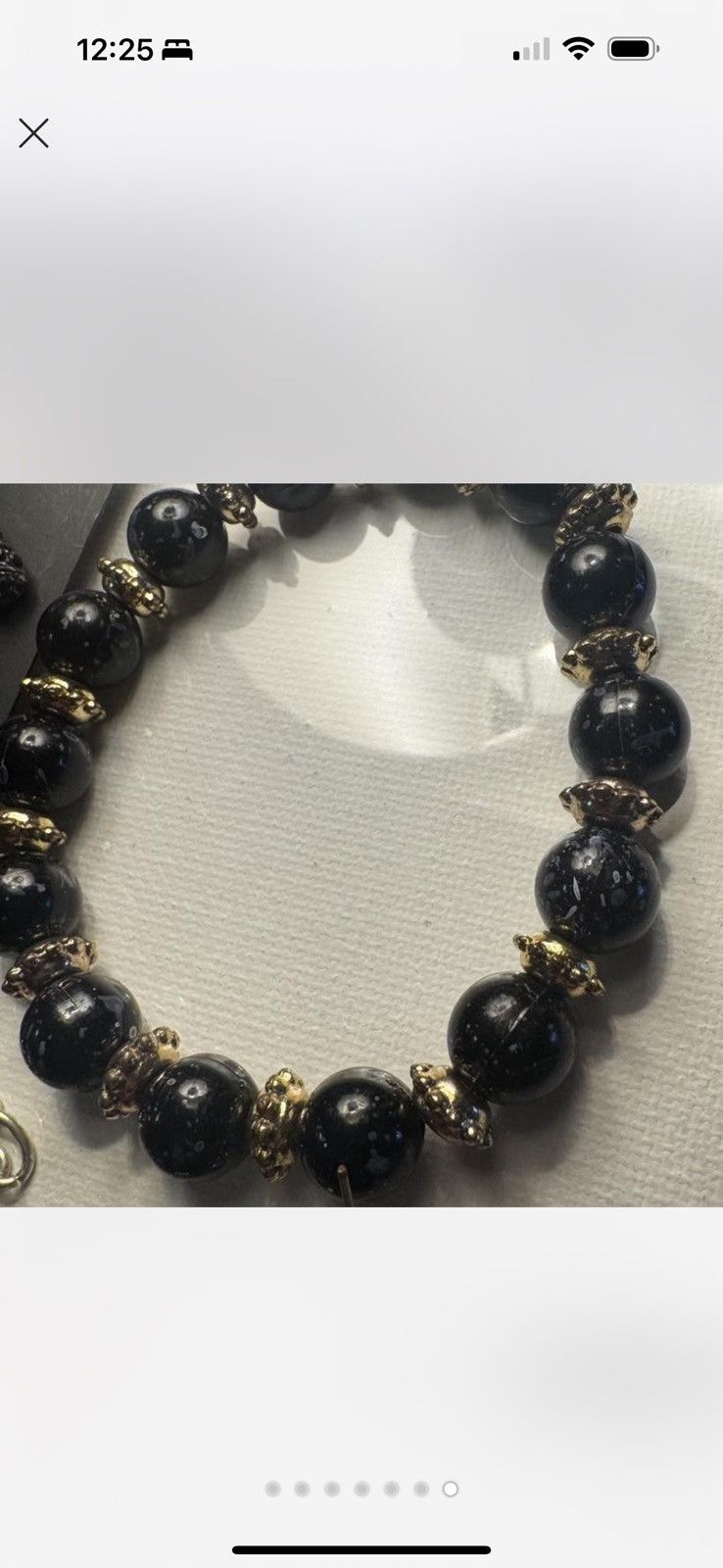 Vintage Black dark gothic romantis jewelry gift set Size ONE SIZE - 6 Thumbnail
