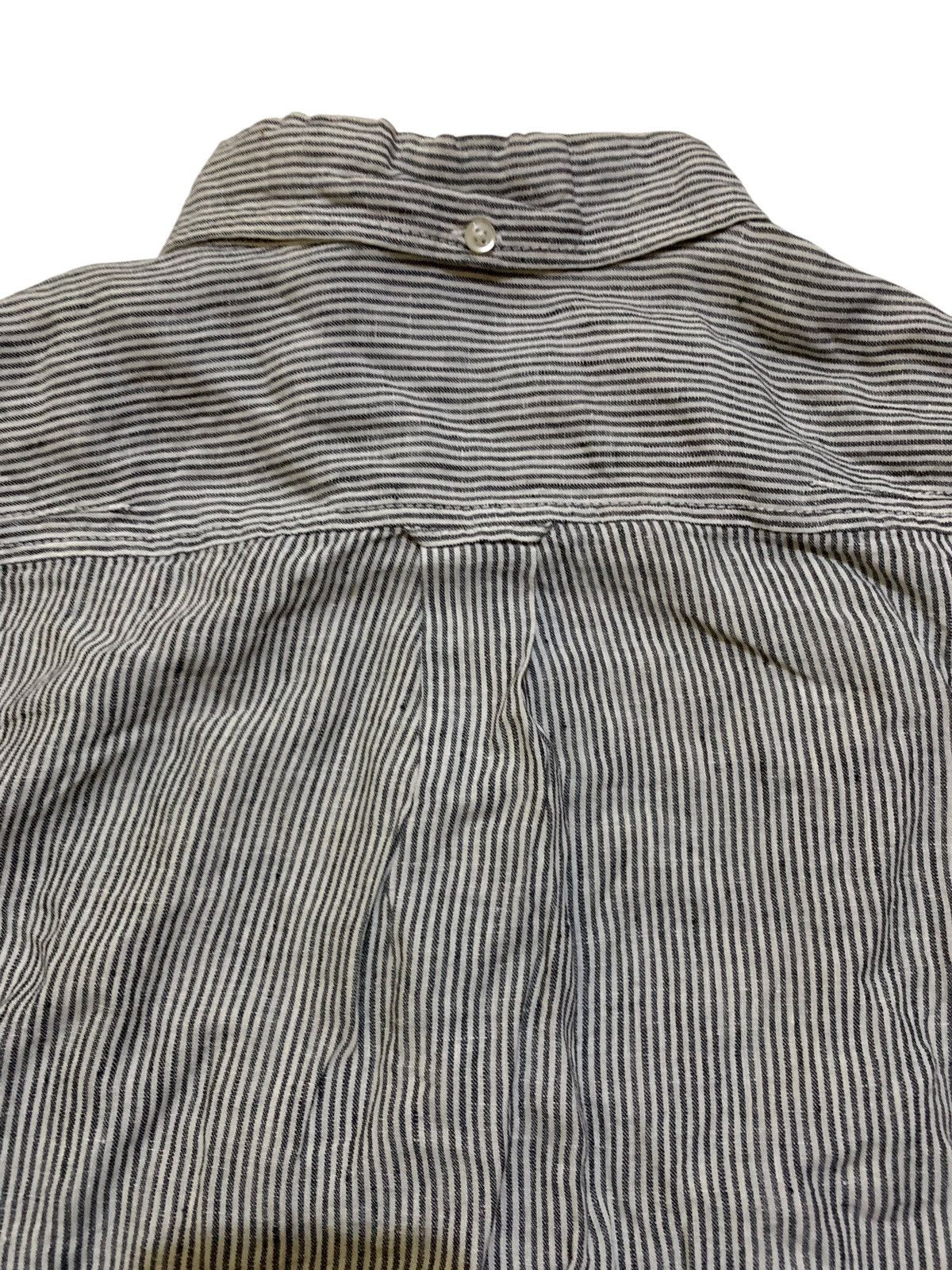 GOSTAR DE FUGA GOSTAR DE FUGA LINEN HICKORY STRIPED shirt 3/4 sleeve Size US S / EU 44-46 / 1 - 7 Thumbnail