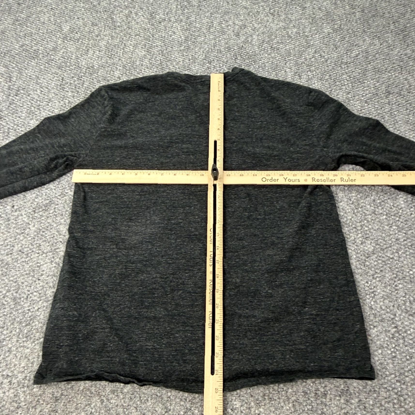 Polo Ralph Lauren Polo Ralph Lauren Shirt Medium Gray Long Sleeve Crew Neck Cotton Classic Fit Mens Size US M / EU 48-50 / 2 - 6 Thumbnail