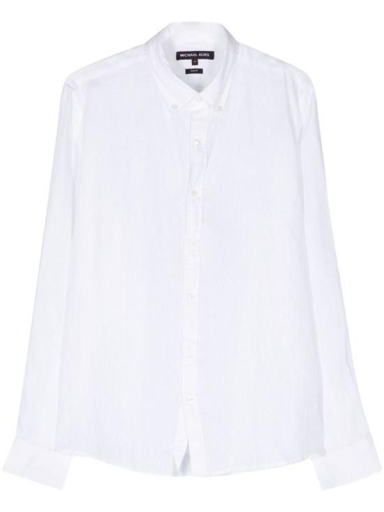 Michael Kors MICHAEL KORS Men Long Tops CS4400H4YT 100 White Size US S / EU 44-46 / 1 - 1 Thumbnail