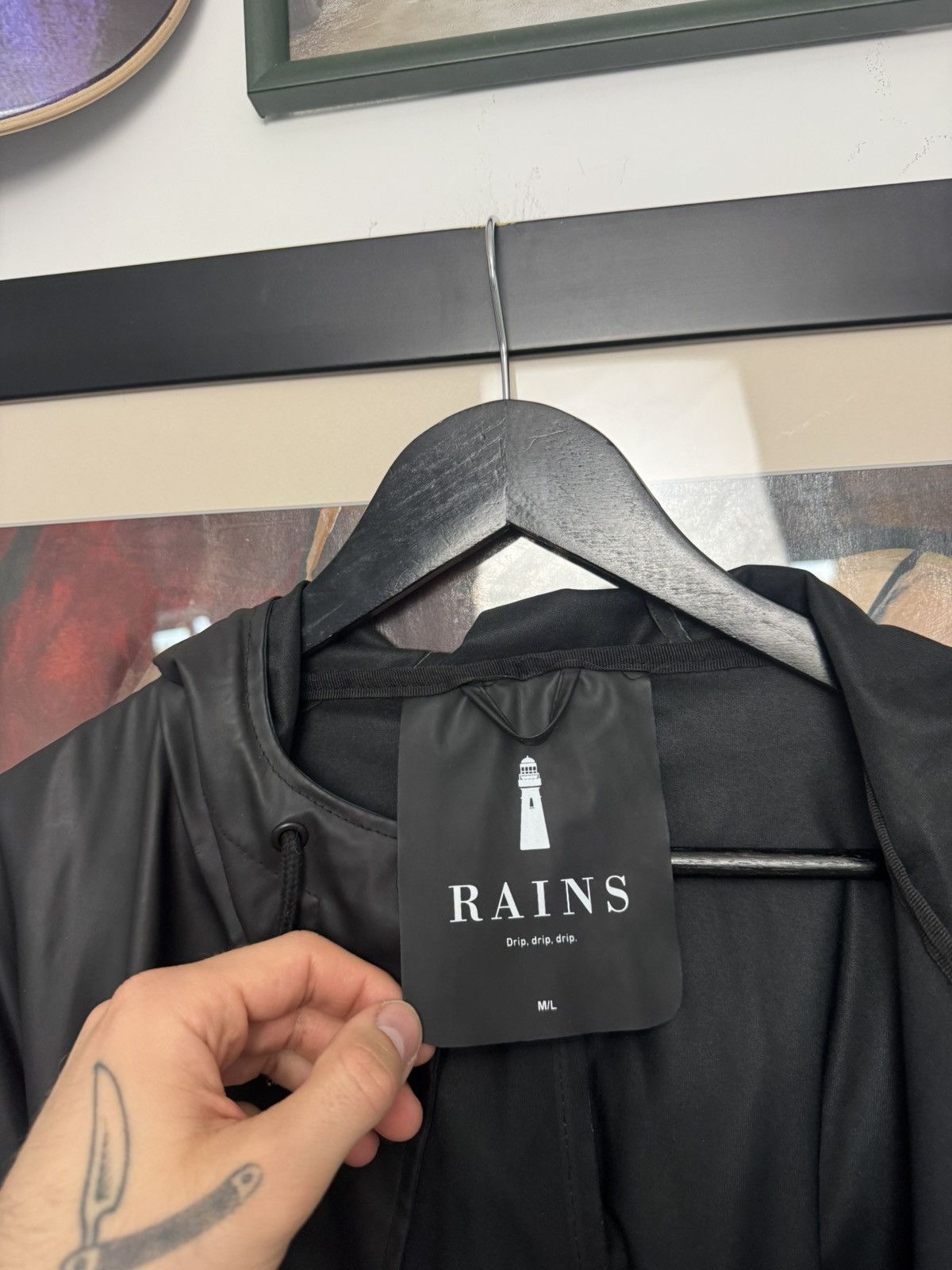 Rains Rains Fishtail Rain Trench Coat Black Rare Casual Streetweat Size US M / EU 48-50 / 2 - 6 Thumbnail