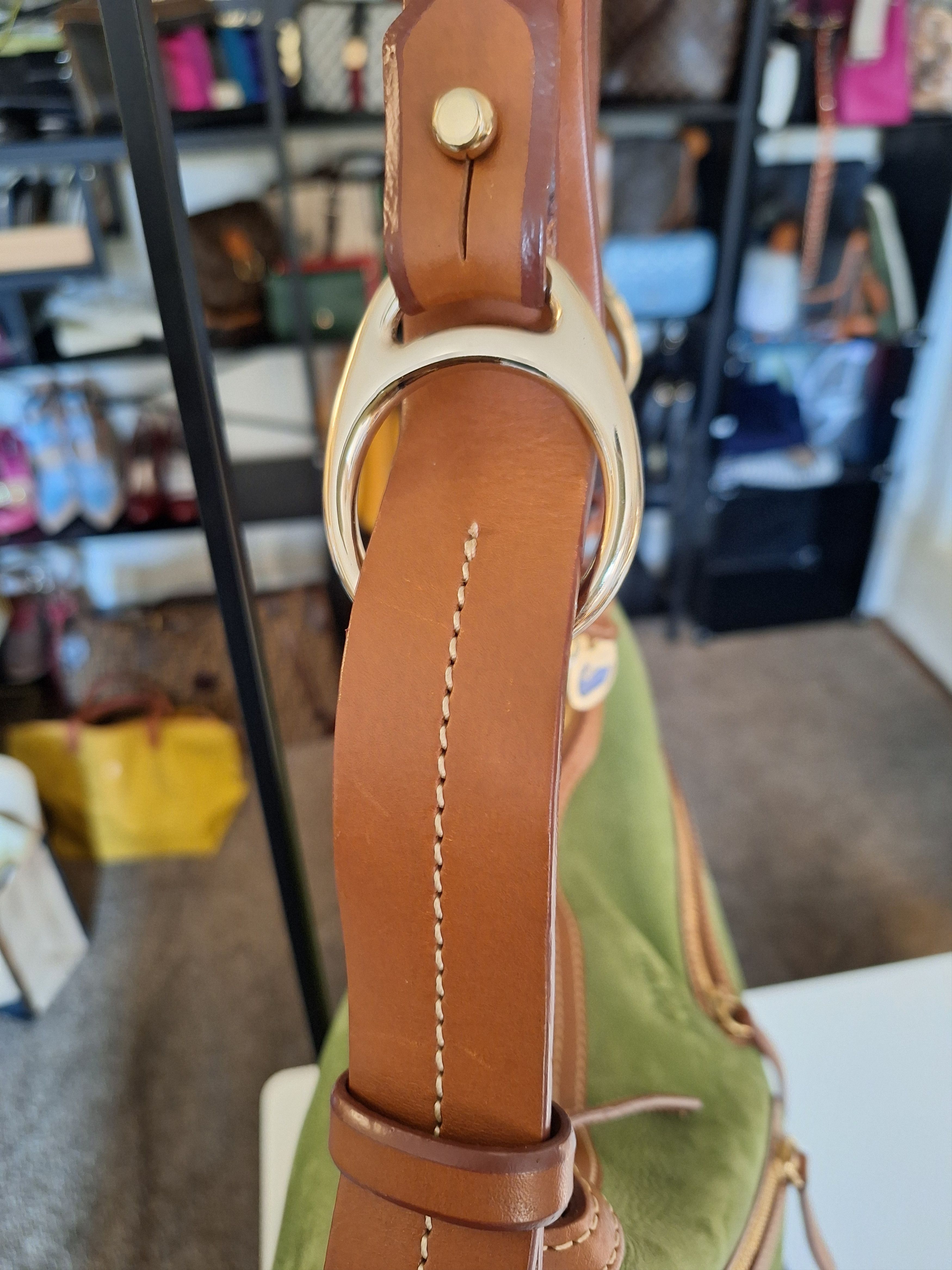 Dooney & Bourke Dooney & Burke Suede Green Apple Handbag Size ONE SIZE - 3 Thumbnail