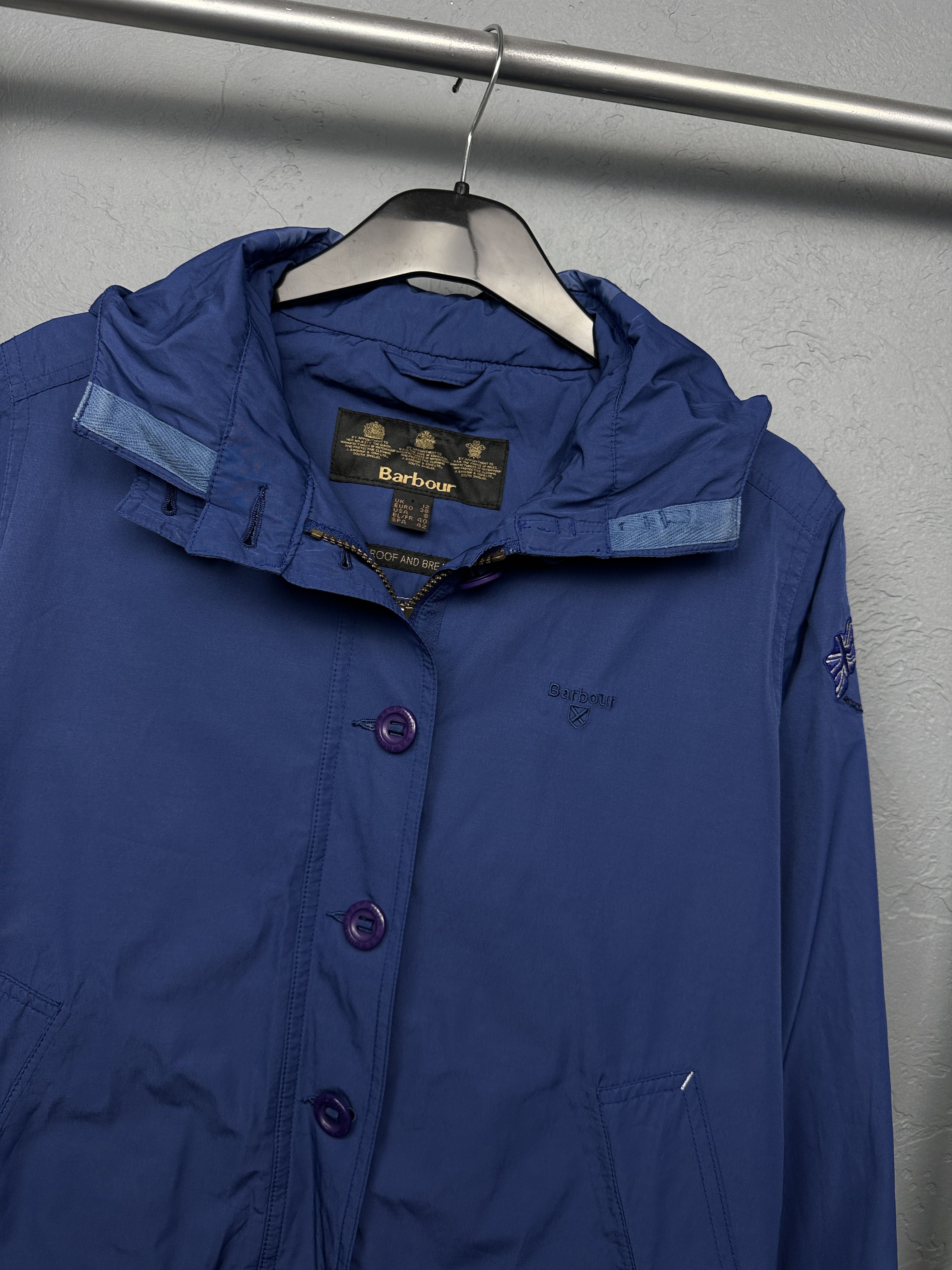 Barbour × Vintage Barbour Womens Vintage Windbreaker Jacket Size M / US 6-8 / IT 42-44 - 2 Thumbnail