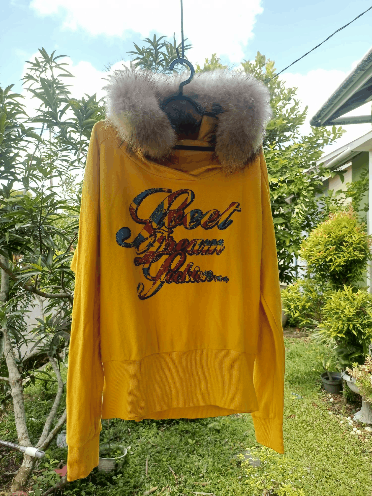 If Six Was Nine × Japanese Brand × Le Grande Bleu (L.G.B.) SWEET DREAM STOCKTON Fur Hoodie Batwing Size US S / EU 44-46 / 1 - 16 Thumbnail