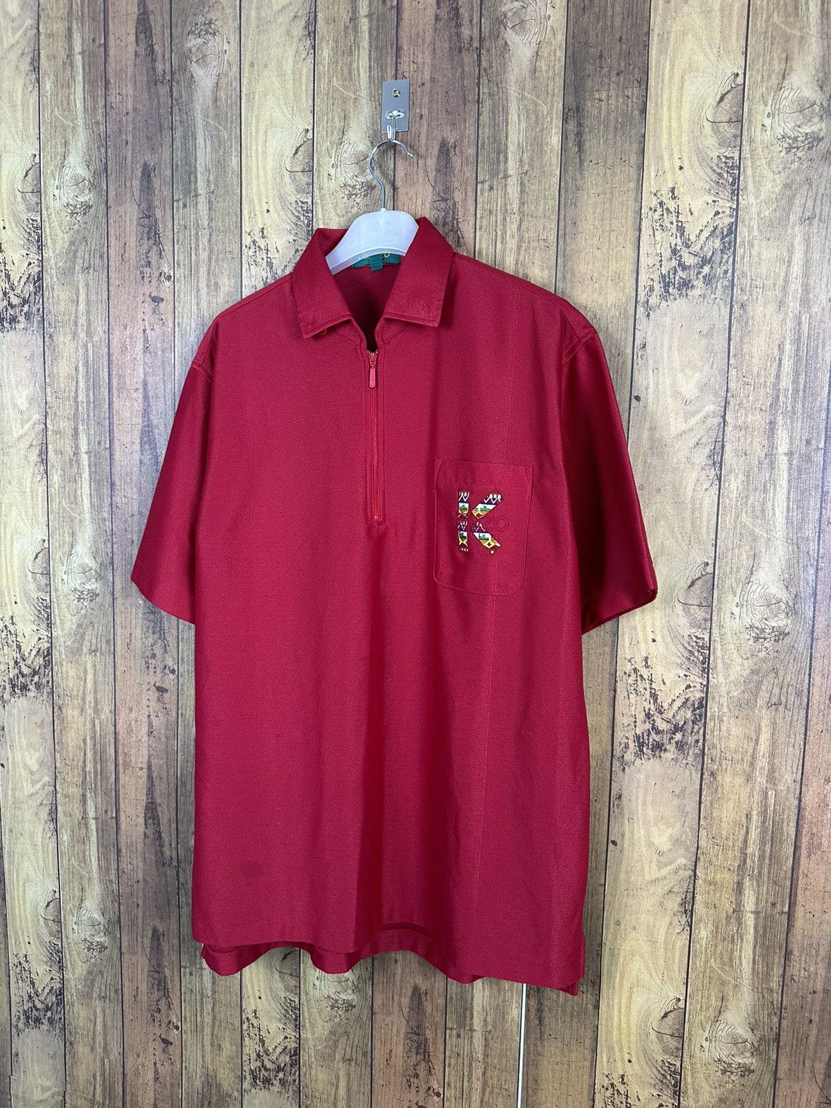 Designer × Kenzo × Vintage Vintage Kenzo Golf Half Zipper Polo Shirt A295 Size US M / EU 48-50 / 2 - 2 Thumbnail