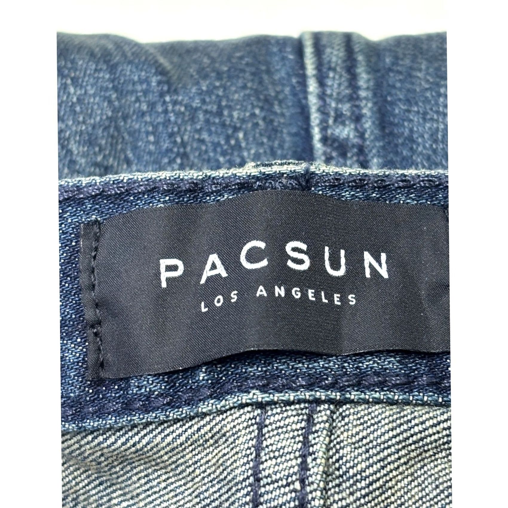 Pacsun PacSun Mens Slim Fit Comfort Stretch Dark Wash Denim Jeans 32W x 30L Size US 32 / EU 48 - 7 Thumbnail