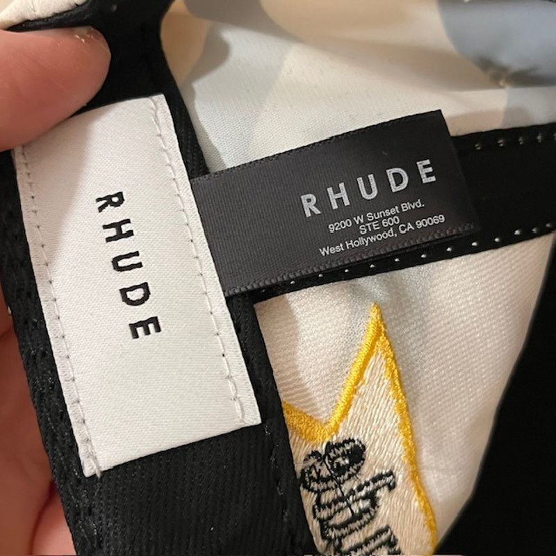 Rhude RHUDE MEN'S CYRIL R-HAT Size ONE SIZE - 4 Thumbnail