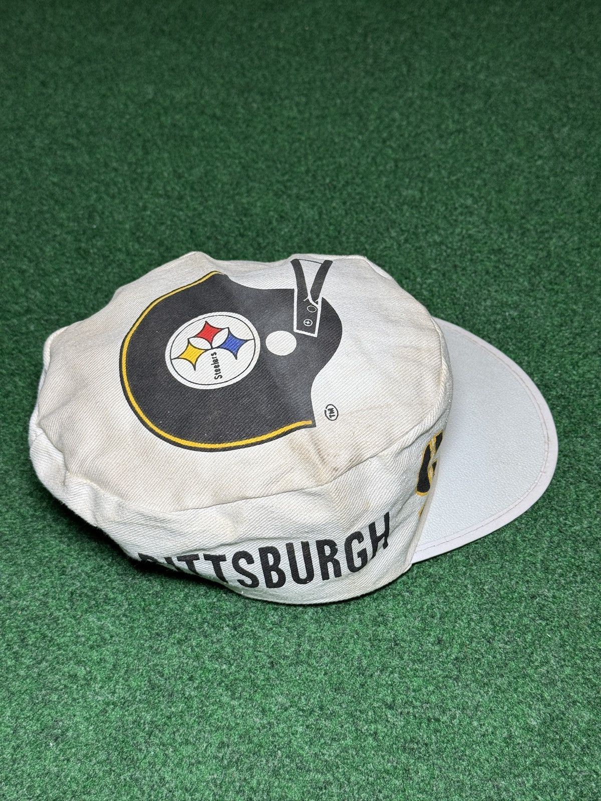 NFL Vintage 80s Pittsburgh Steelers Retro NFL Painters Cap Hat Size ONE SIZE - 3 Thumbnail