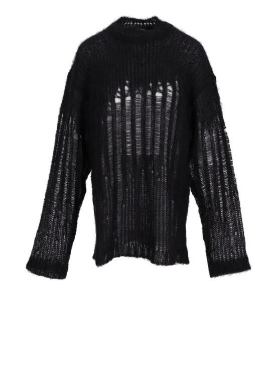 Ann Demeulemeester ANN DEMEULEMEESTER Women Sweater B0012286KN044 099 BLACK Size XS / US 0-2 / IT 36-38 - 1 Thumbnail