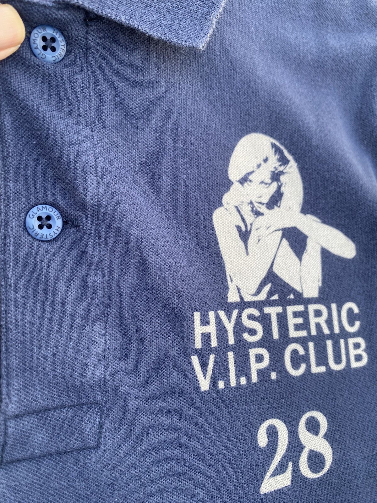Hysteric Glamour Rare Vintage Hysteric Glamour VIP Club Polo Tee Size US M / EU 48-50 / 2 - 17 Thumbnail