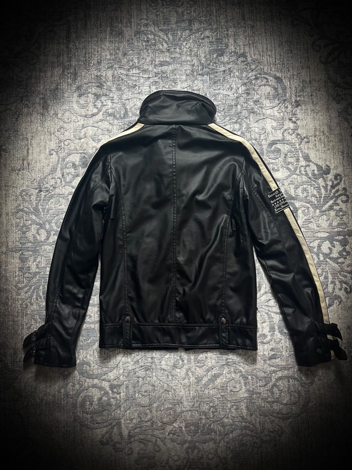 CIVARIZE CAVARIA X LA GATE striped leather jacket Size US M / EU 48-50 / 2 - 5 Thumbnail