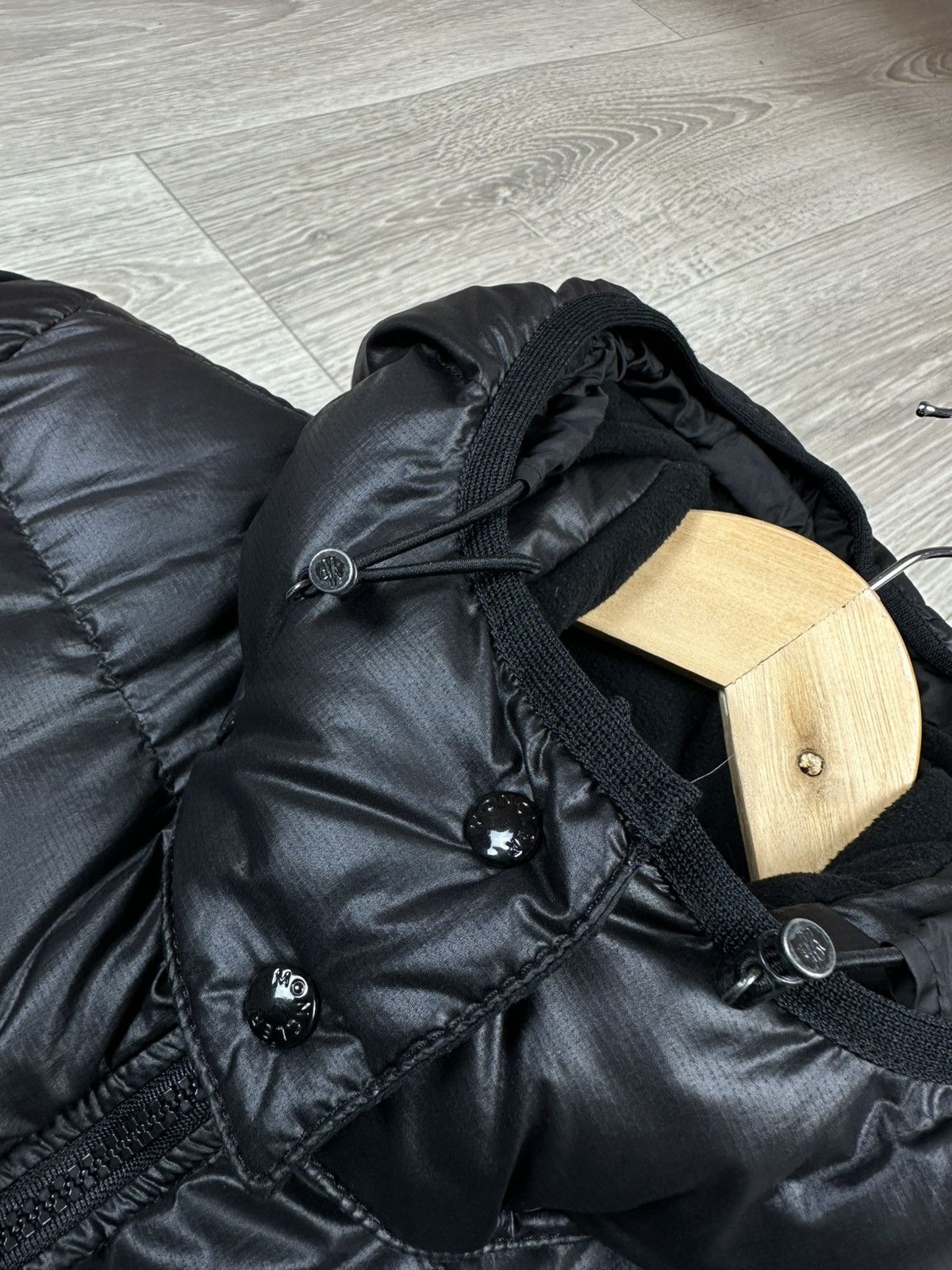Moncler Black Moncler Moka Long Hooded Dawn Puffer Parka Jacket Size L / US 10 / IT 46 - 6 Thumbnail