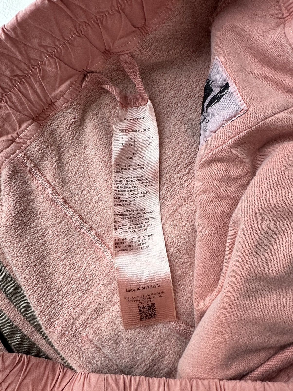 Rick Owens Drkshdw Pink Drawstring Shorts Size US 34 / EU 50 - 5 Thumbnail