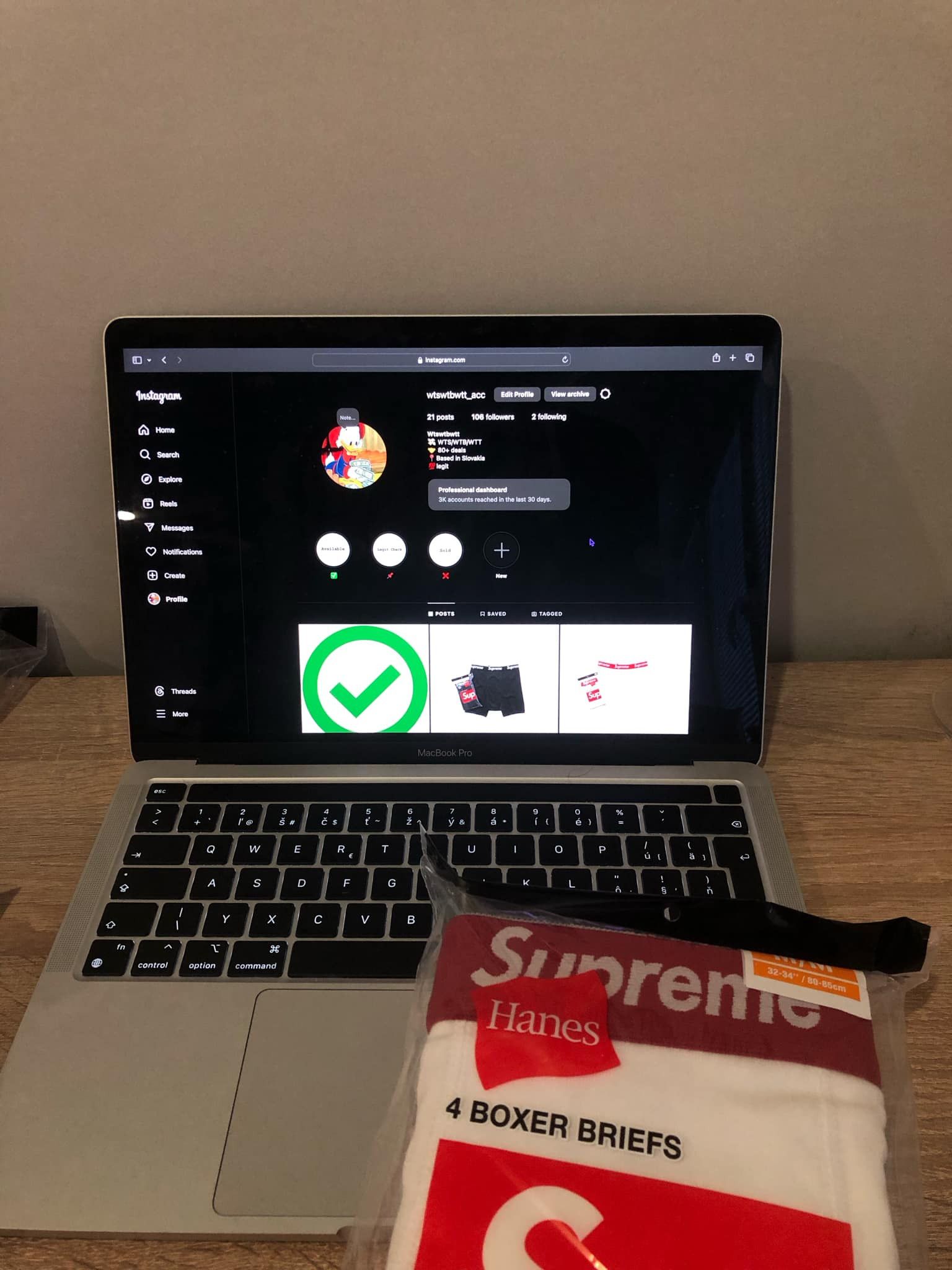 Supreme Supreme Hanes Boxers Size ONE SIZE - 4 Thumbnail