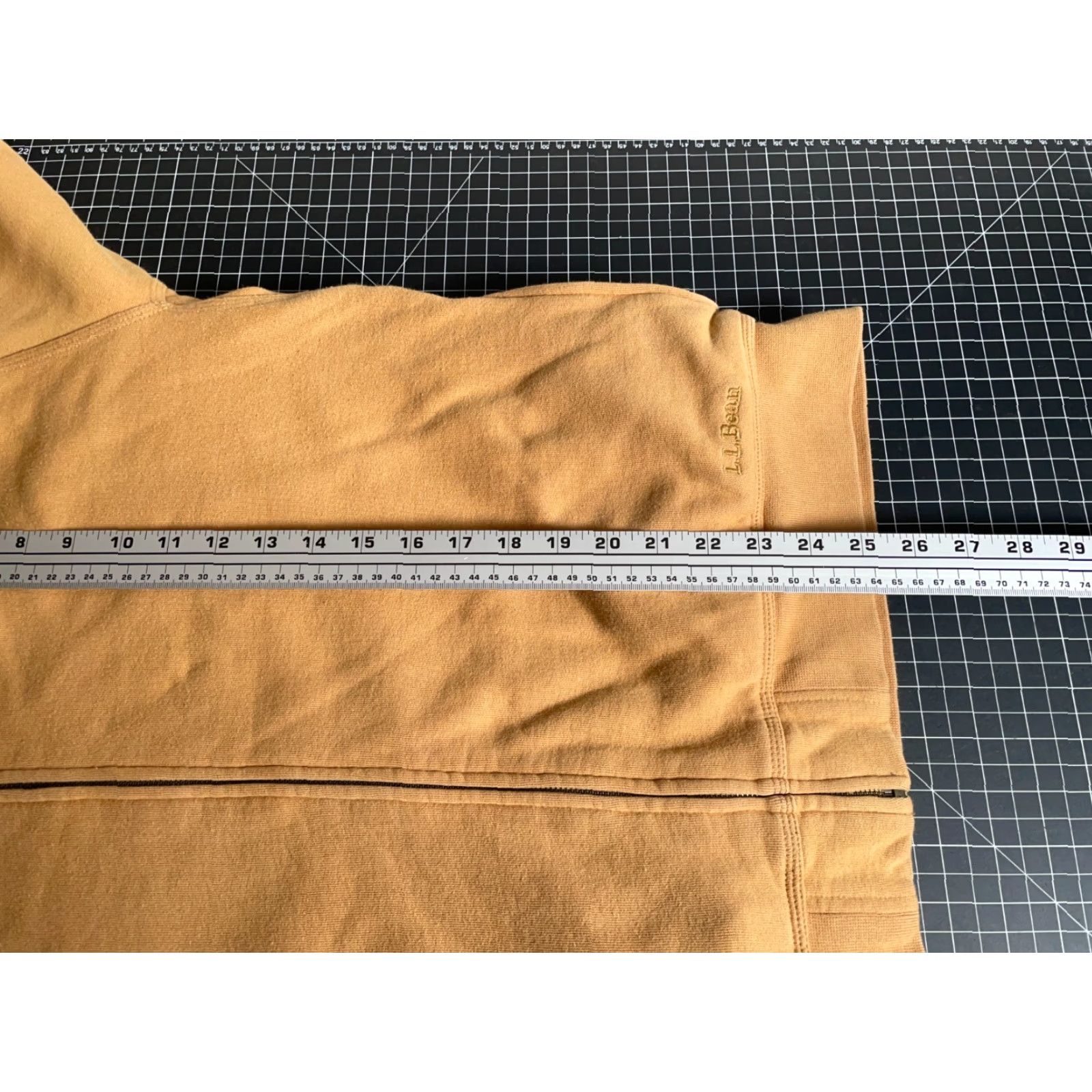 Vintage L.L. Bean Katahdin Iron Works Sherpa Lined Sweatshirt Men's Medium Tan Zip Up Size US M / EU 48-50 / 2 - 6 Thumbnail