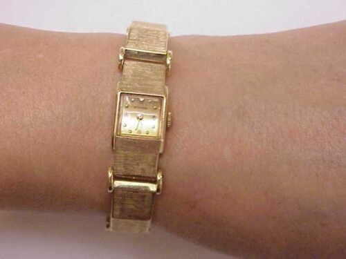 Otto Otto Grun14k Solid Gold Bracelet & Case Watch,39gr,Unique Size ONE SIZE - 1 Thumbnail