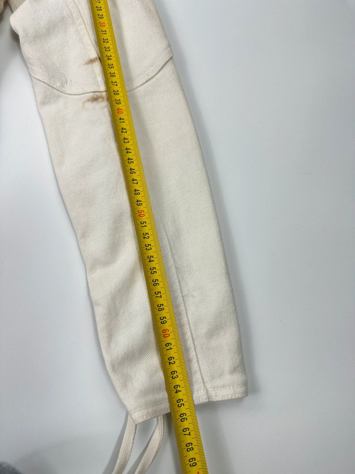 Prada Prada Sport SS2003 White Dust Fade Wash Denim Lace Jacket Size M / US 6-8 / IT 42-44 - 15 Thumbnail