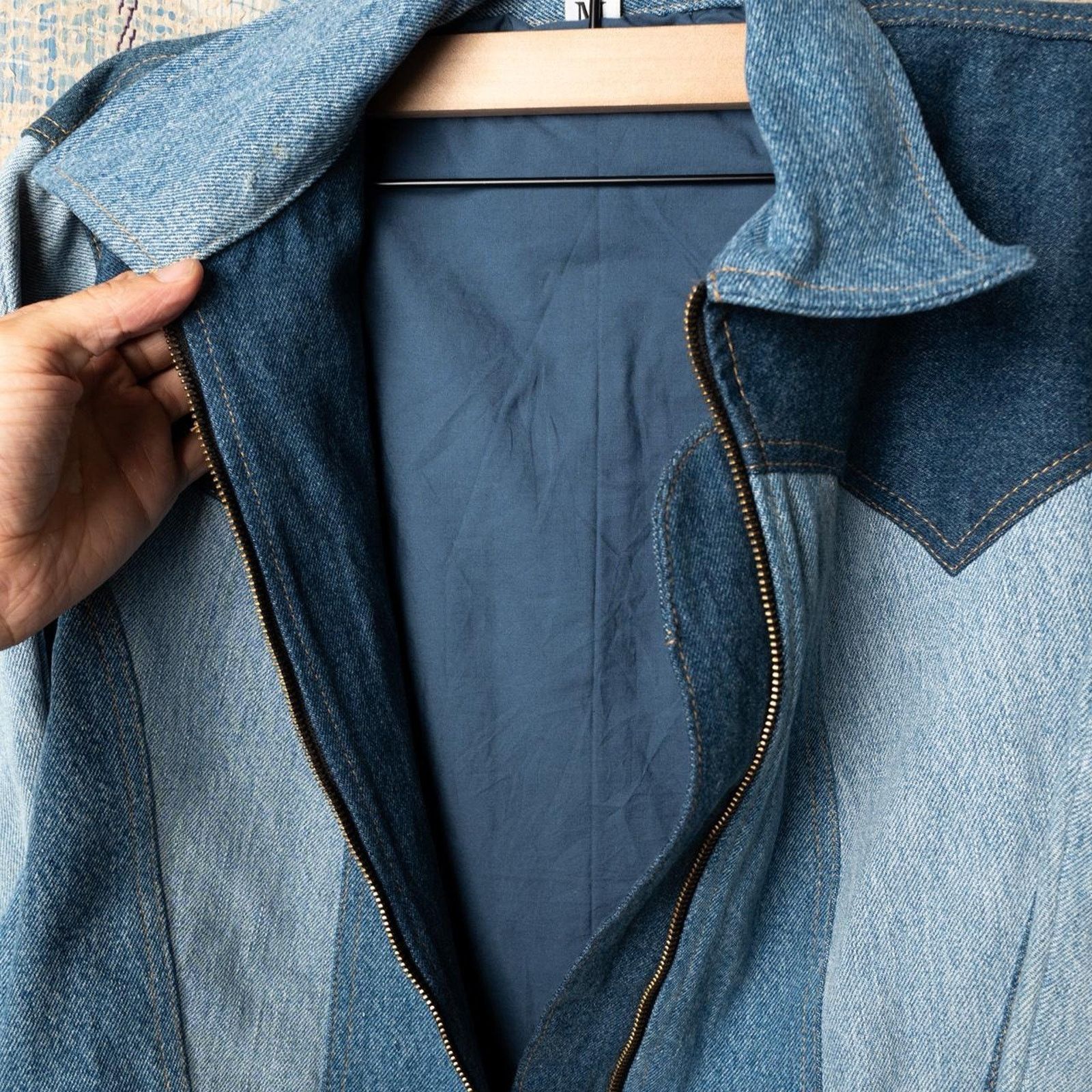 Levi's Custom Upcycled levis denim jacket , One of One Rework Size US M / EU 48-50 / 2 - 8 Thumbnail