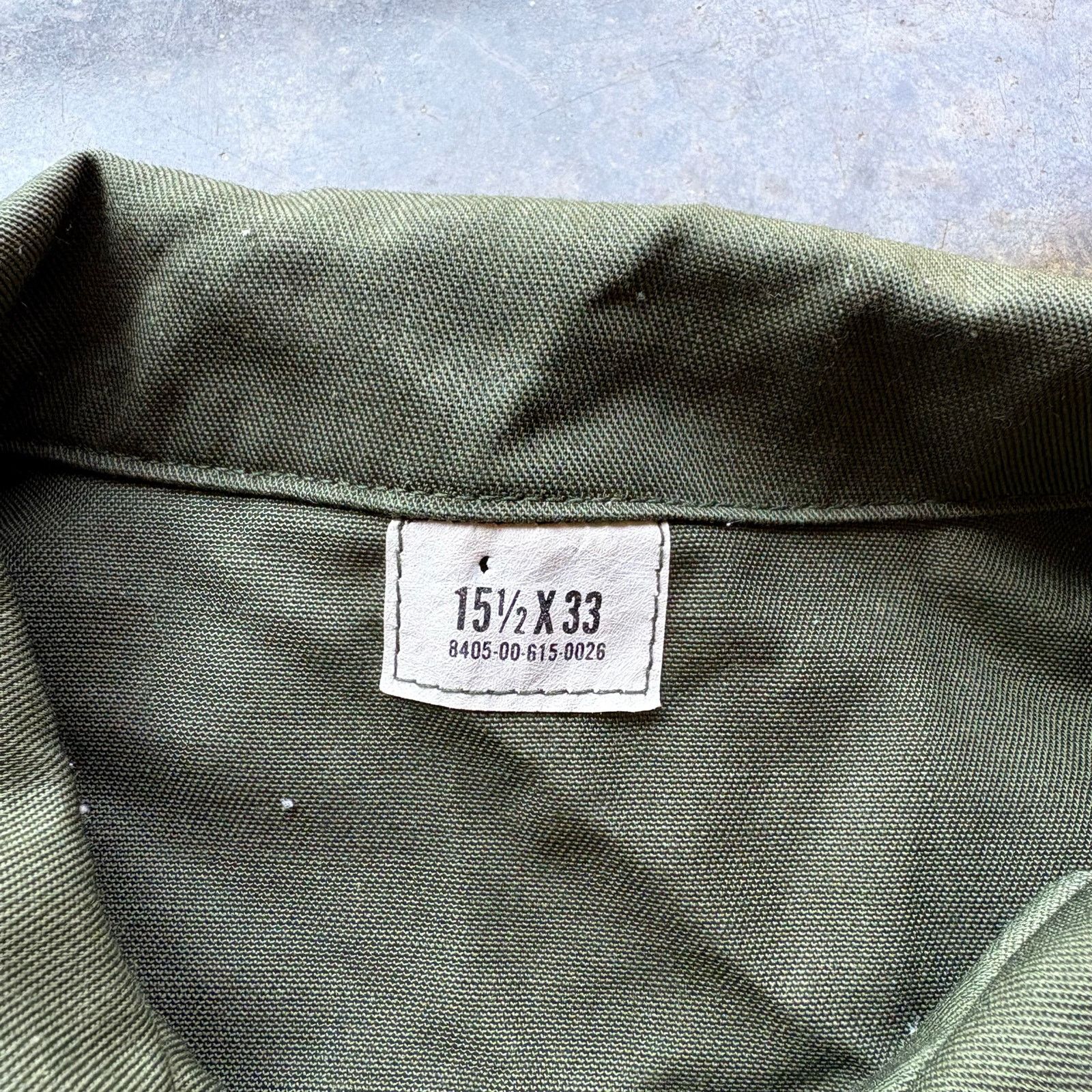 Vintage Vintage 60's OG-507 US Military Vietnam Shirt Size US L / EU 52-54 / 3 - 4 Thumbnail