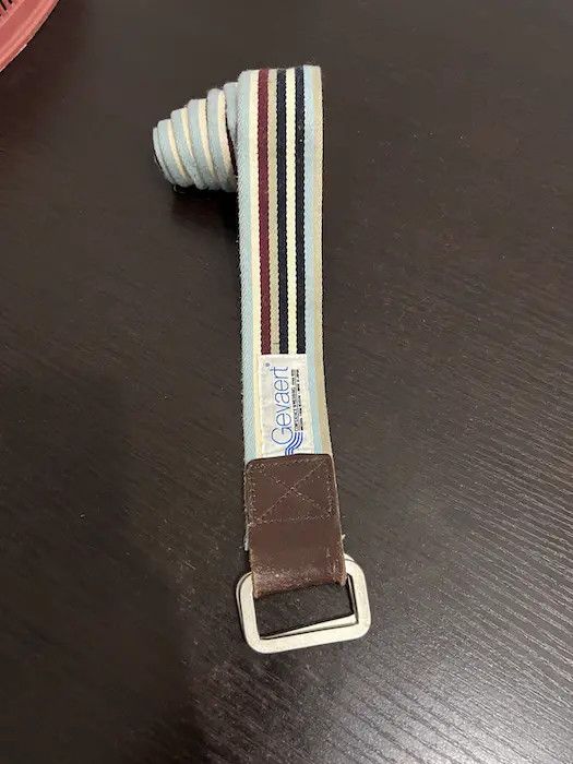 Vintage Gevaert Stripe Design Belt Size ONE SIZE - 2 Thumbnail