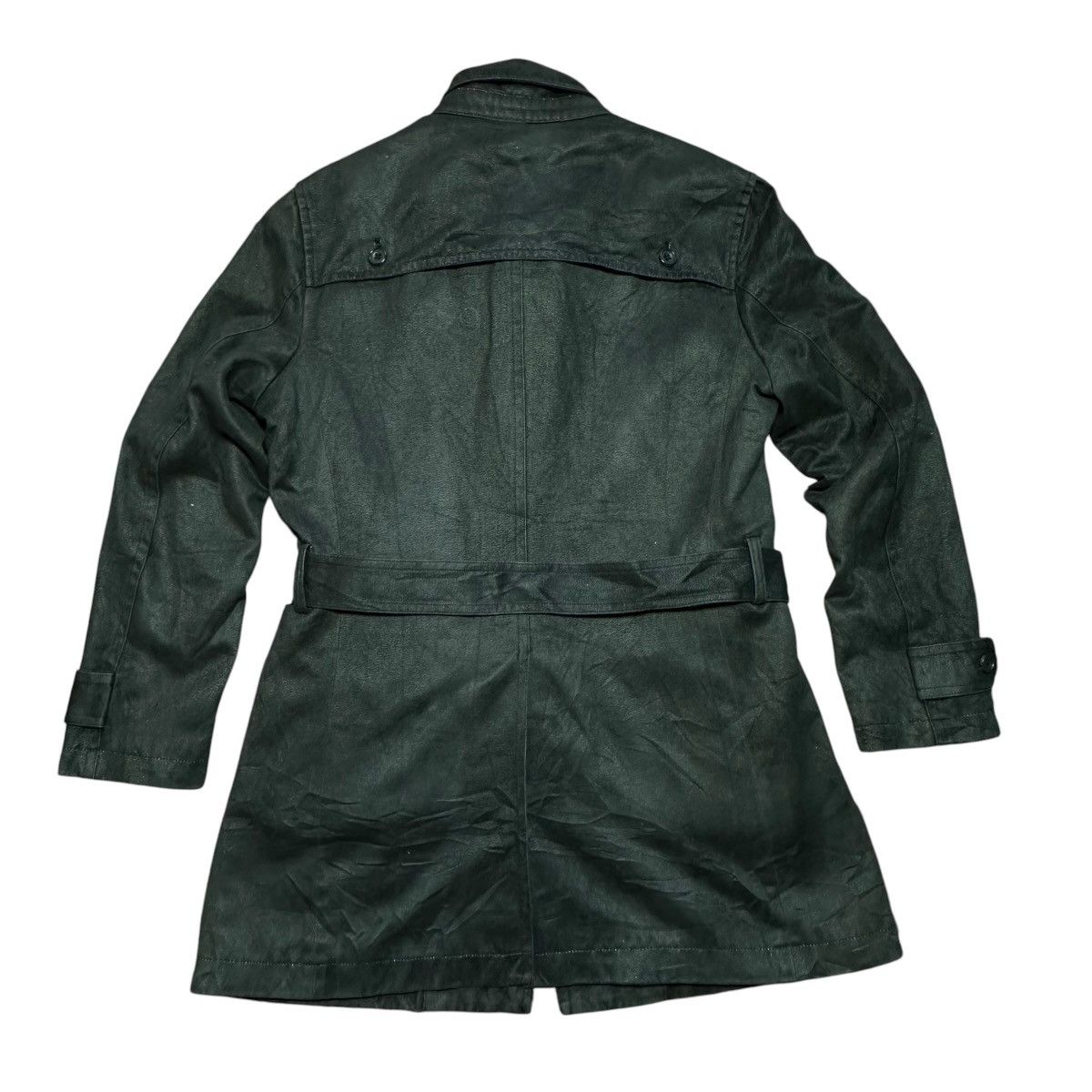 Tornado Mart Vintage Tornado Mart Belted Faux Leather Car Coat Jacket Size US XL / EU 56 / 4 - 6 Thumbnail