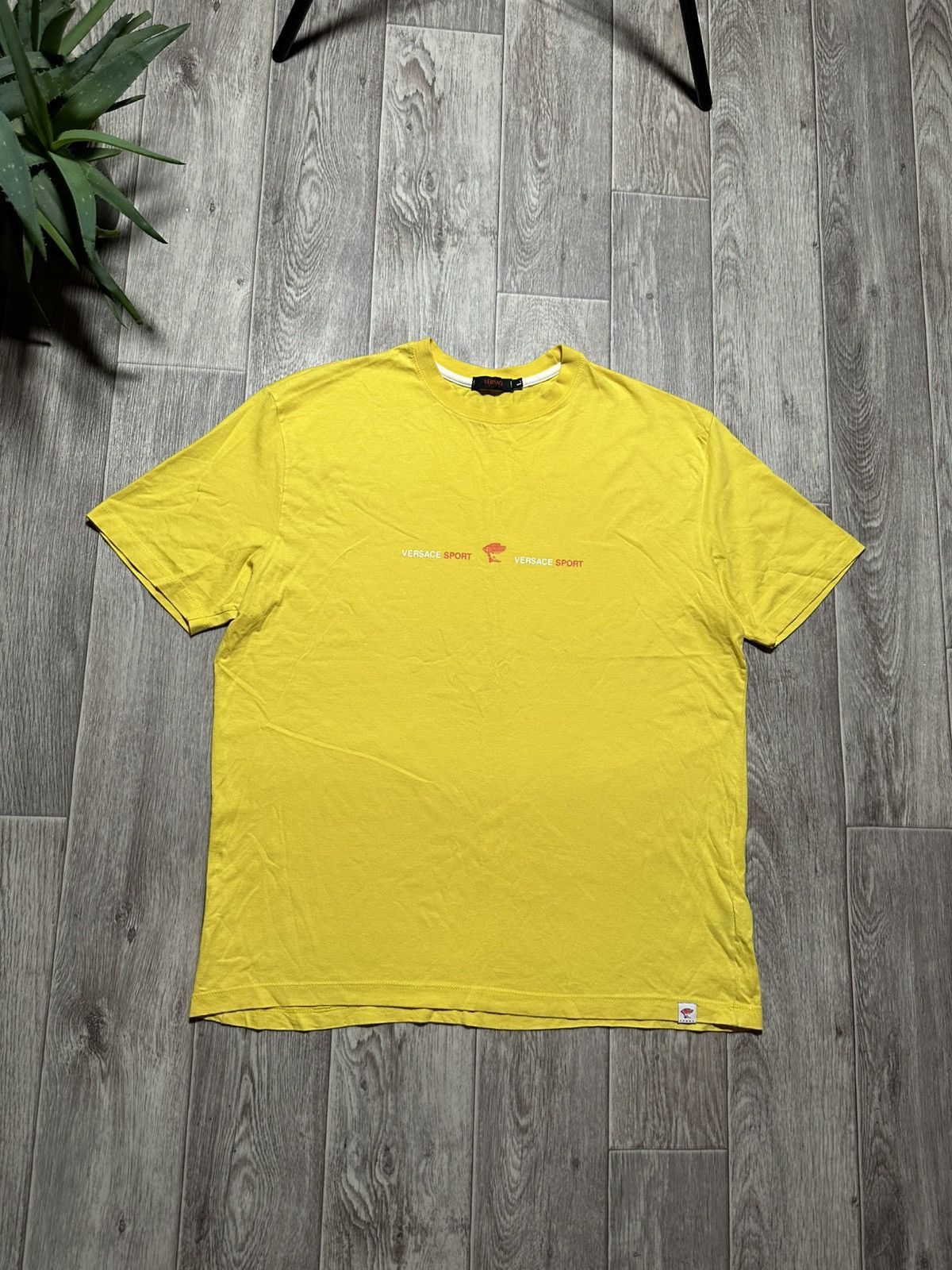 Versace Vintage 90’s Versace Sport Medusa Logo T-Shirt Size US L / EU 52-54 / 3 - 1 Thumbnail