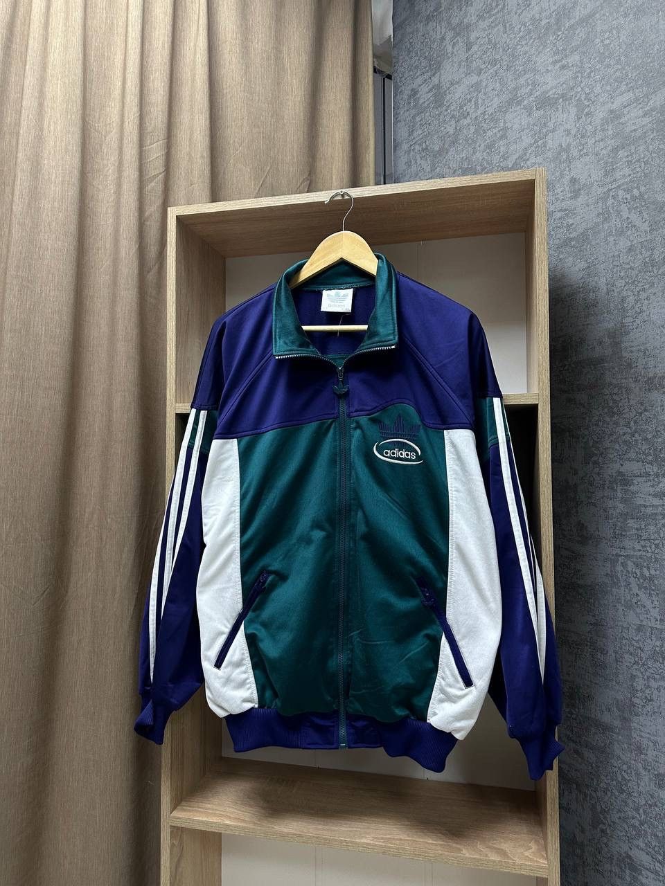 Adidas × Vintage Vintage Adidas Sportswear Big Logo Zip Hoodie Size US M / EU 48-50 / 2 - 3 Thumbnail
