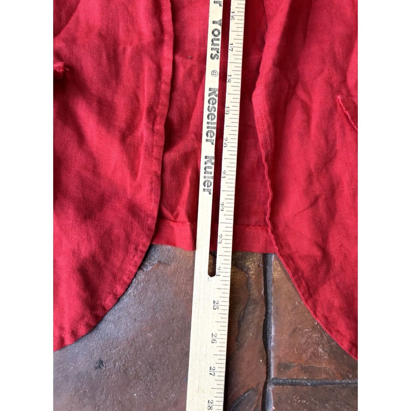 Vintage VINTAGE Y2K Angel Wings Linen Jacket Women’s Medium Italy Rhinestones Grunge Jacket Zip Up Red Size S / US 4 / IT 40 - 5 Thumbnail